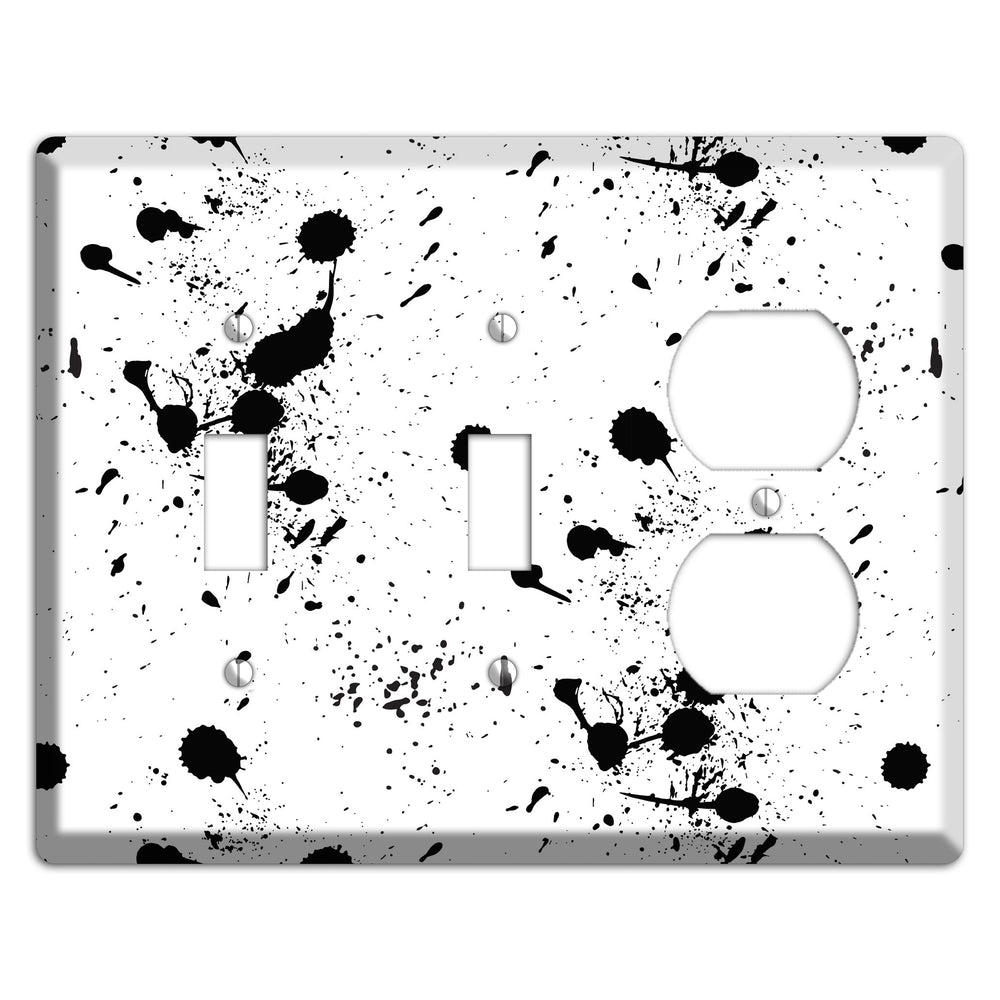 Ink Splash 3 2 Toggle / Duplex Wallplate