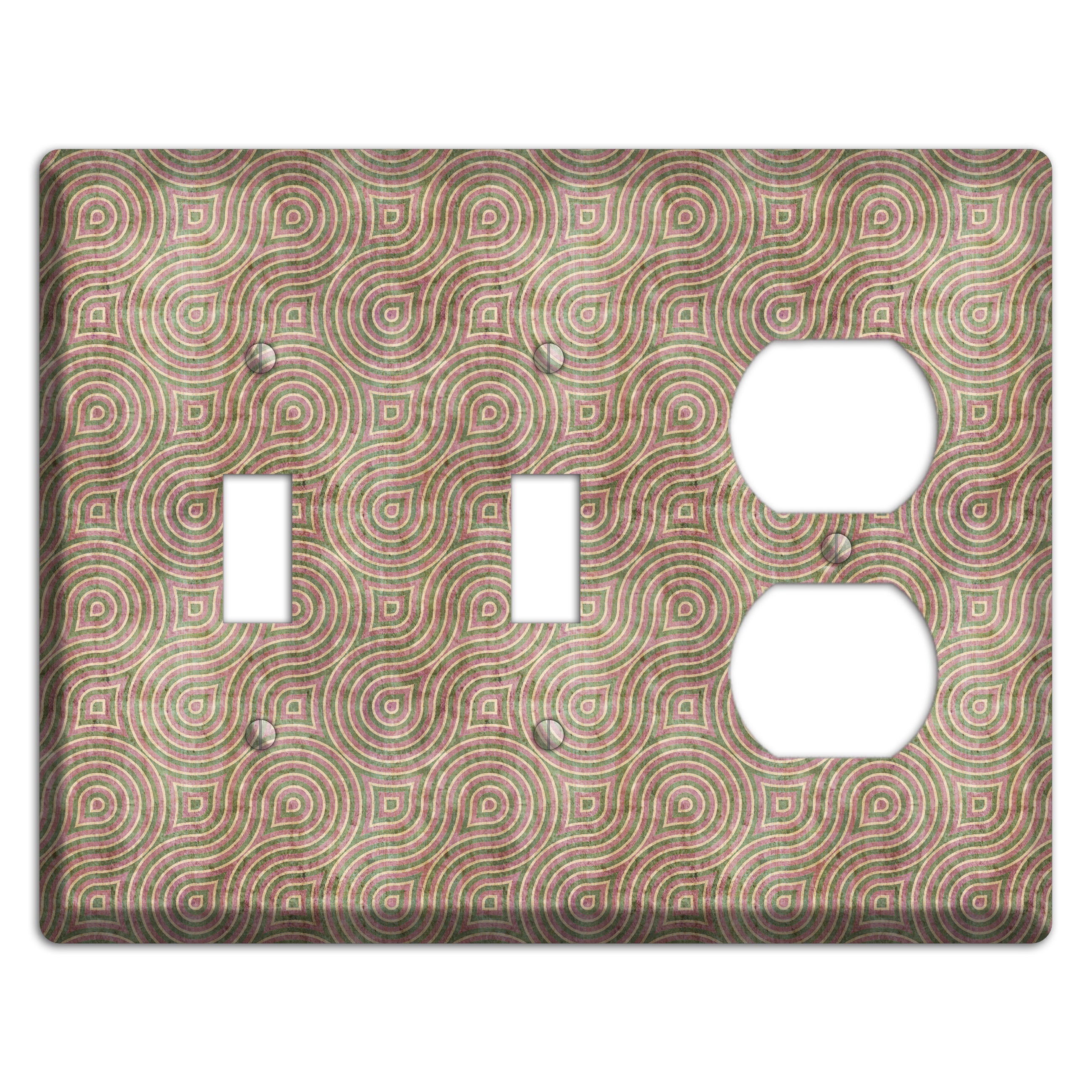 Brown Swirl 2 Toggle / Duplex Wallplate