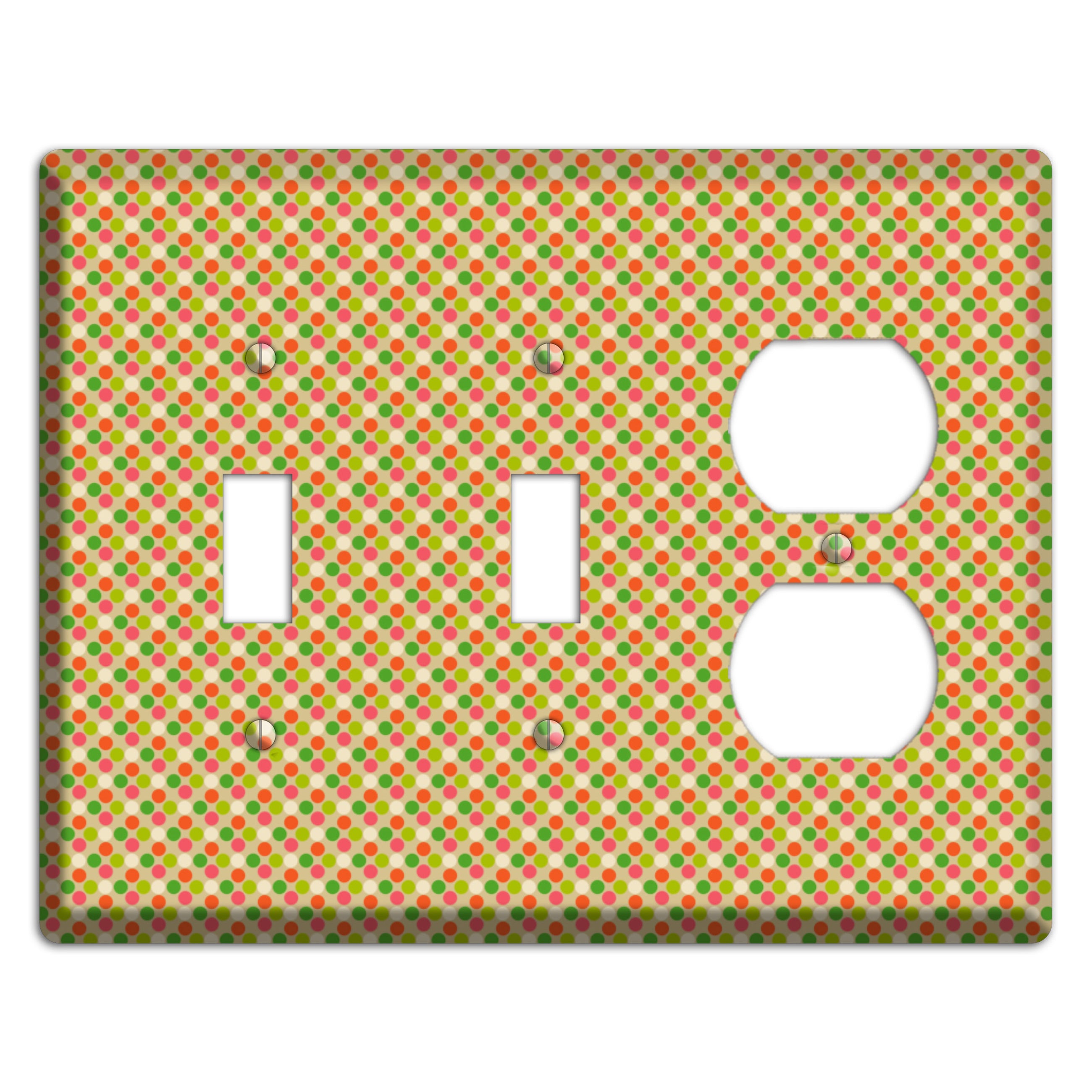 Yellow Plaid 2 Toggle / Duplex Wallplate