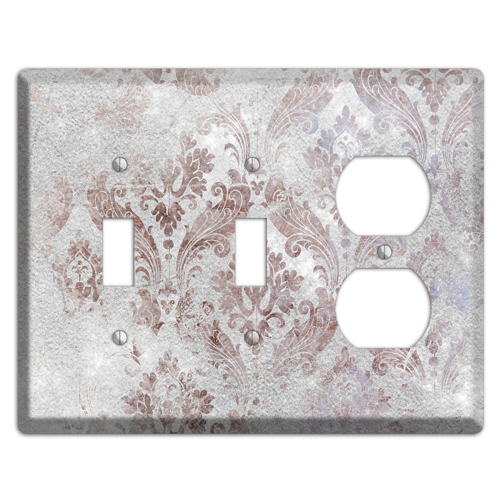 Nobel Whimsical Damask 2 Toggle / Duplex Wallplate