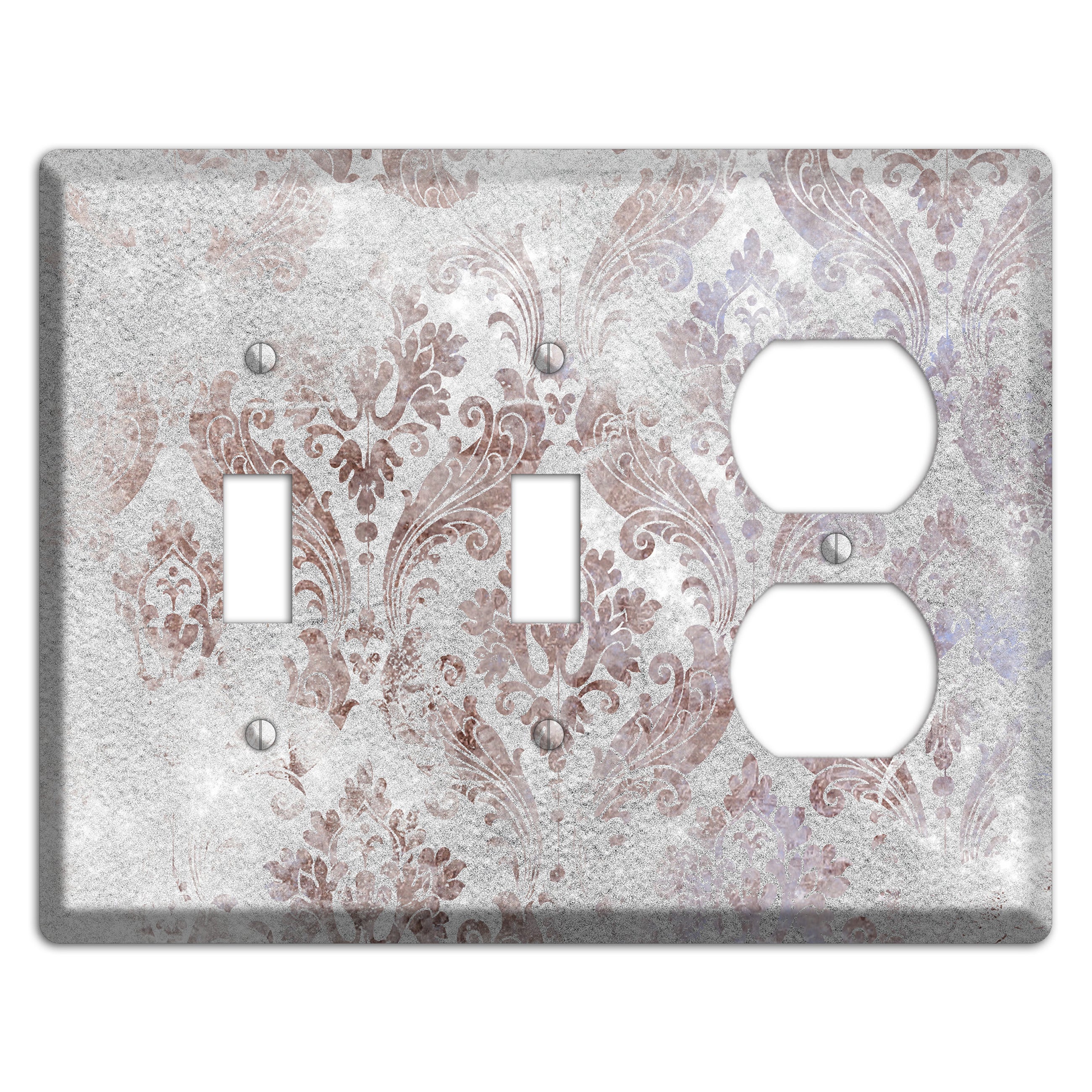 Nobel Whimsical Damask 2 Toggle / Duplex Wallplate