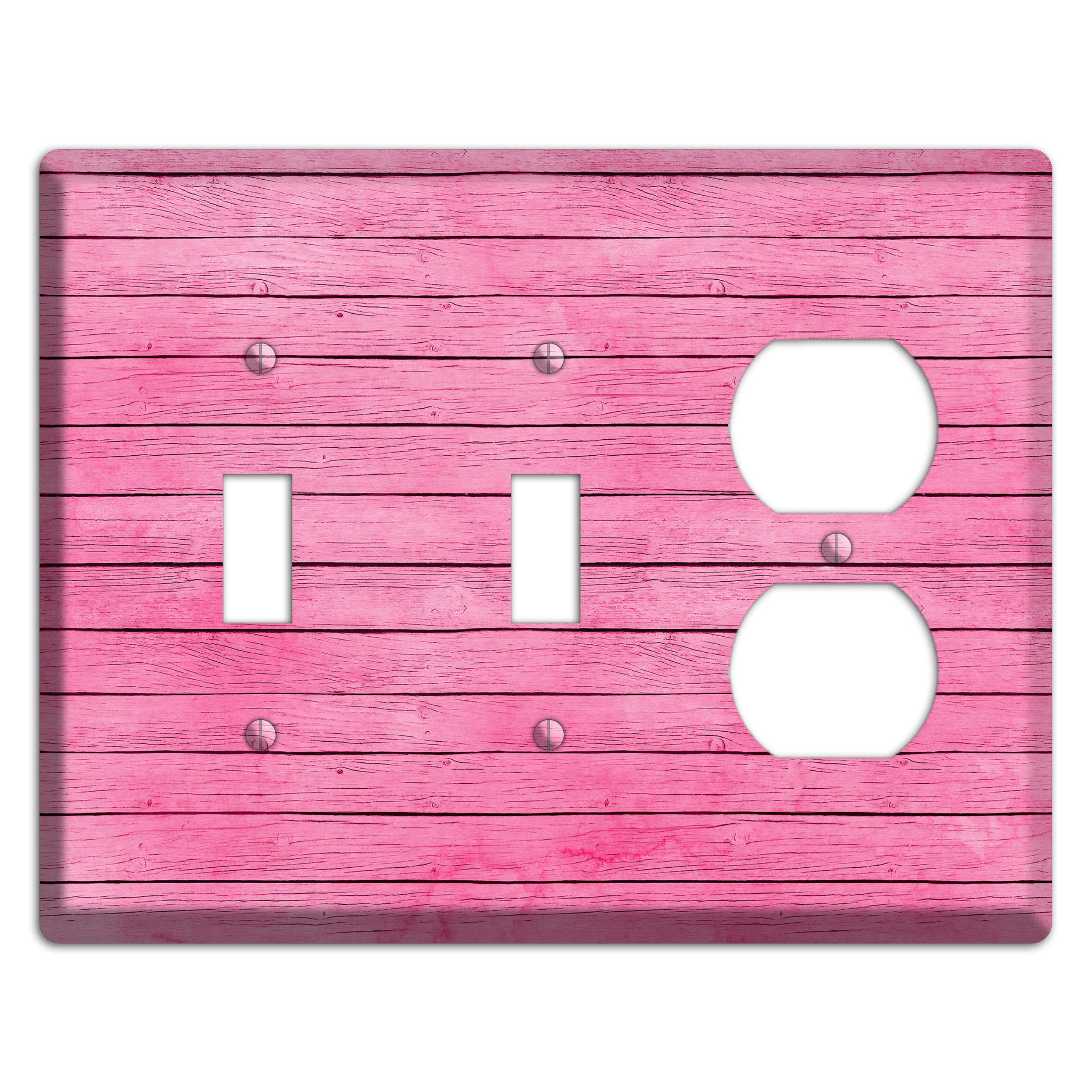 Carissma Pink Texture 2 Toggle / Duplex Wallplate
