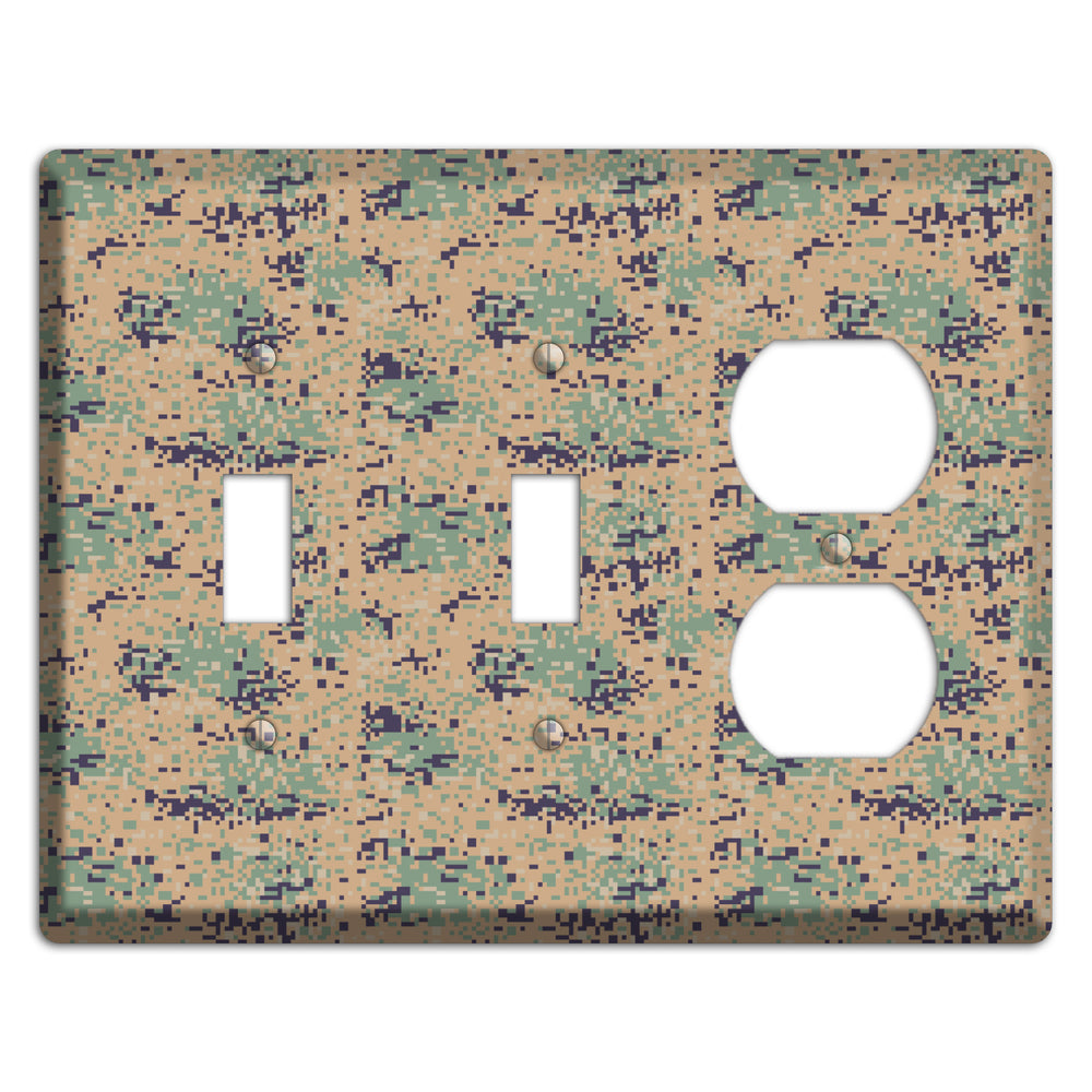 Marpat Woodland Camo 2 Toggle / Duplex Wallplate