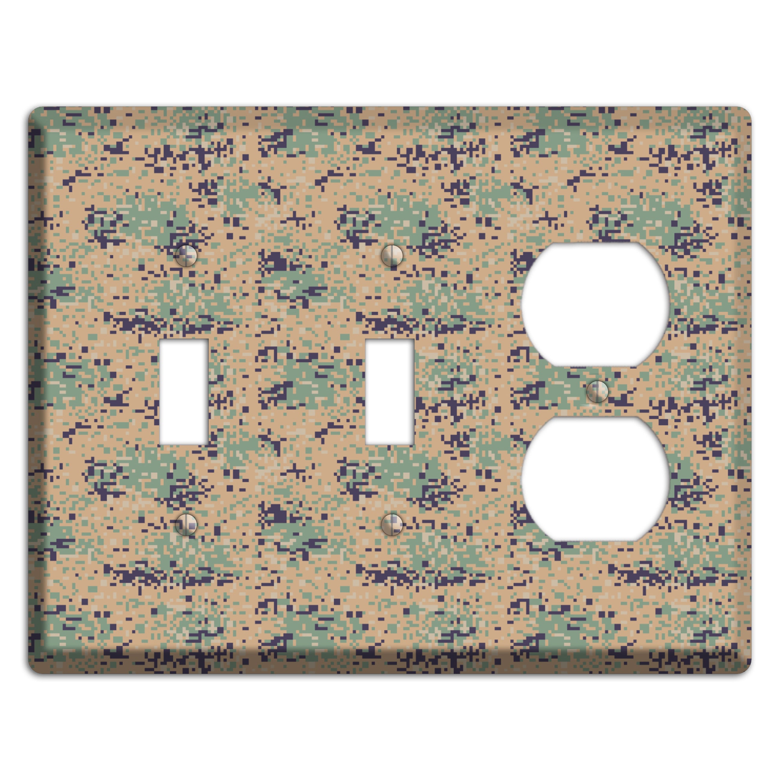 Marpat Woodland Camo 2 Toggle / Duplex Wallplate