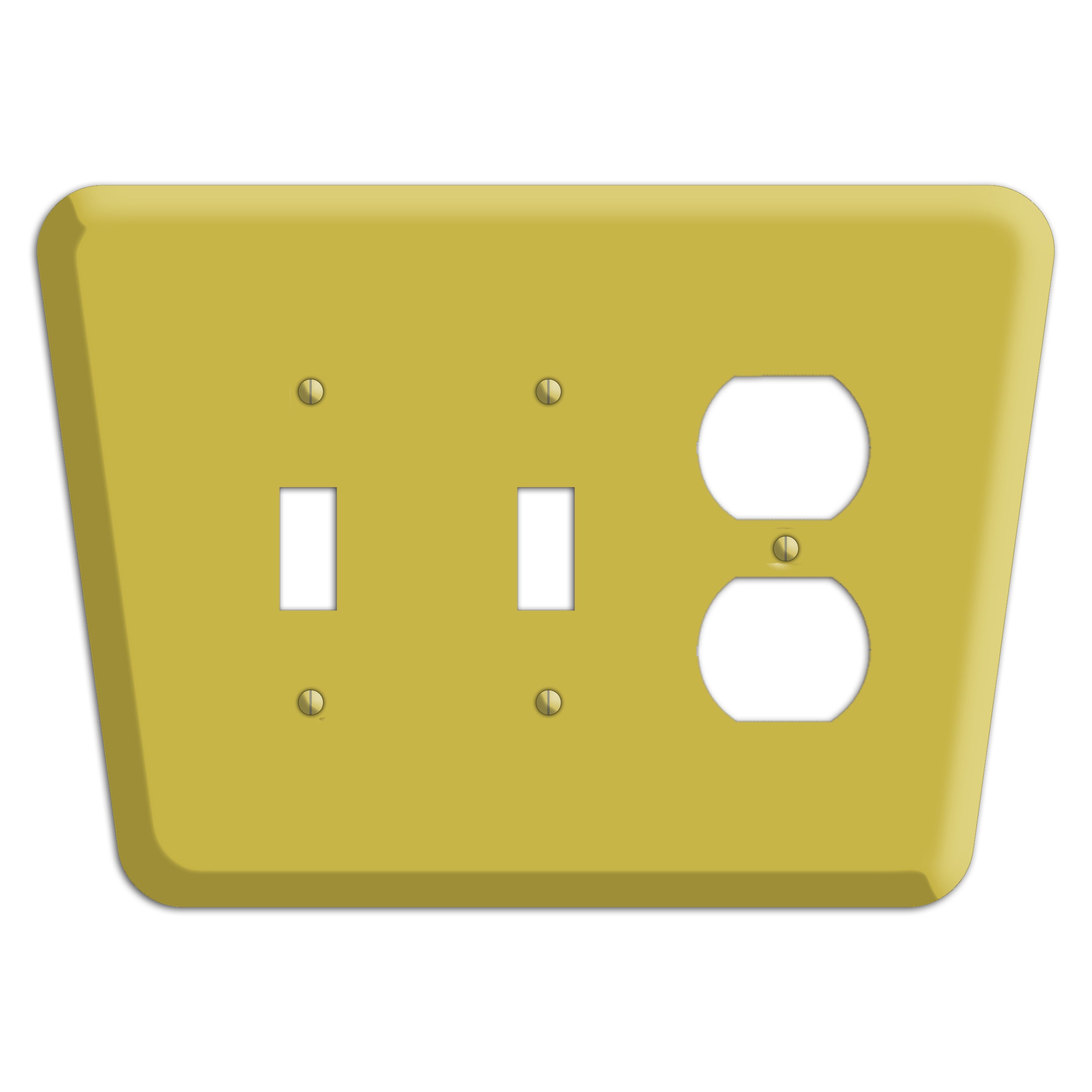 Sunflower Mid-Century 2 Toggle / Duplex Wallplate