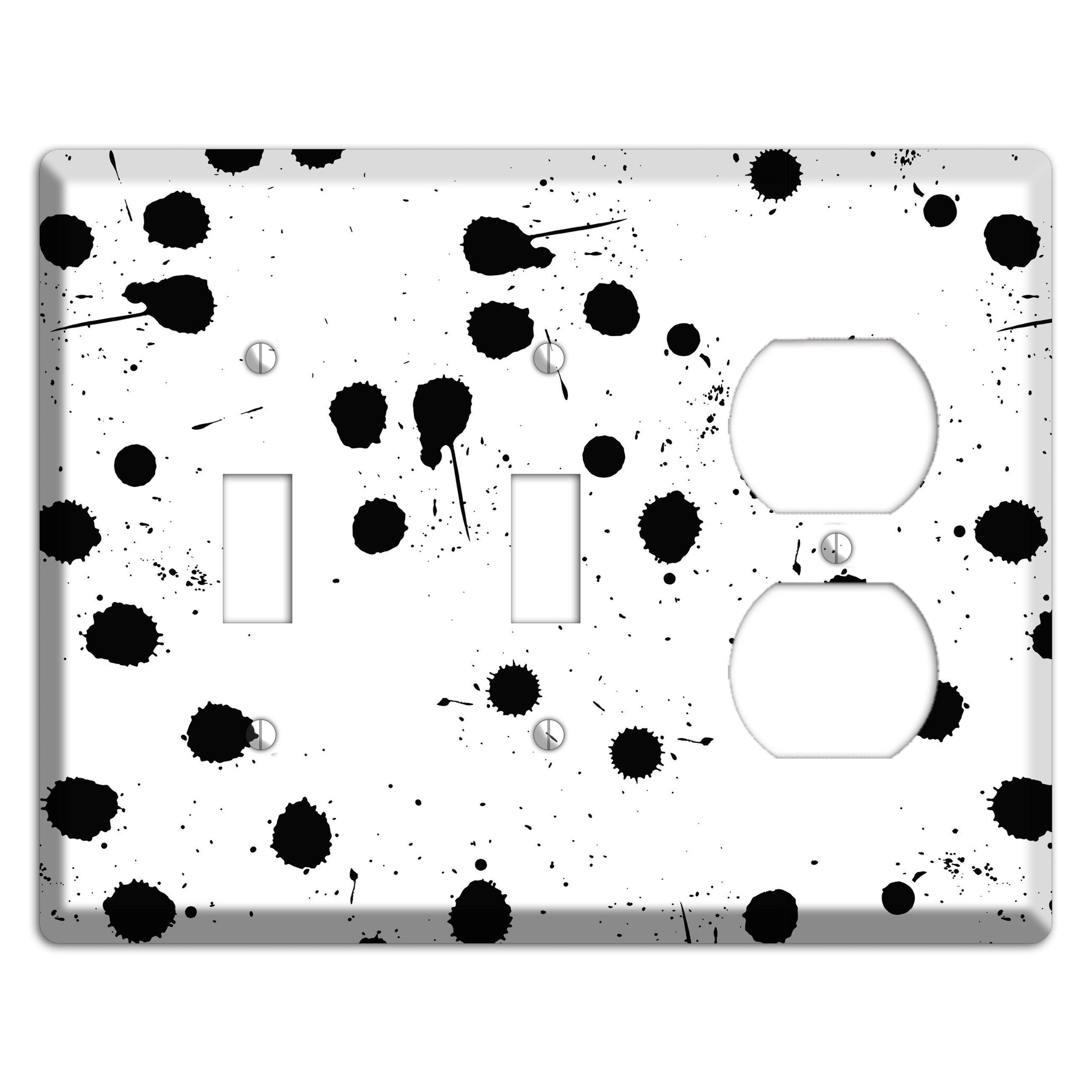 Ink Splash 9 2 Toggle / Duplex Wallplate