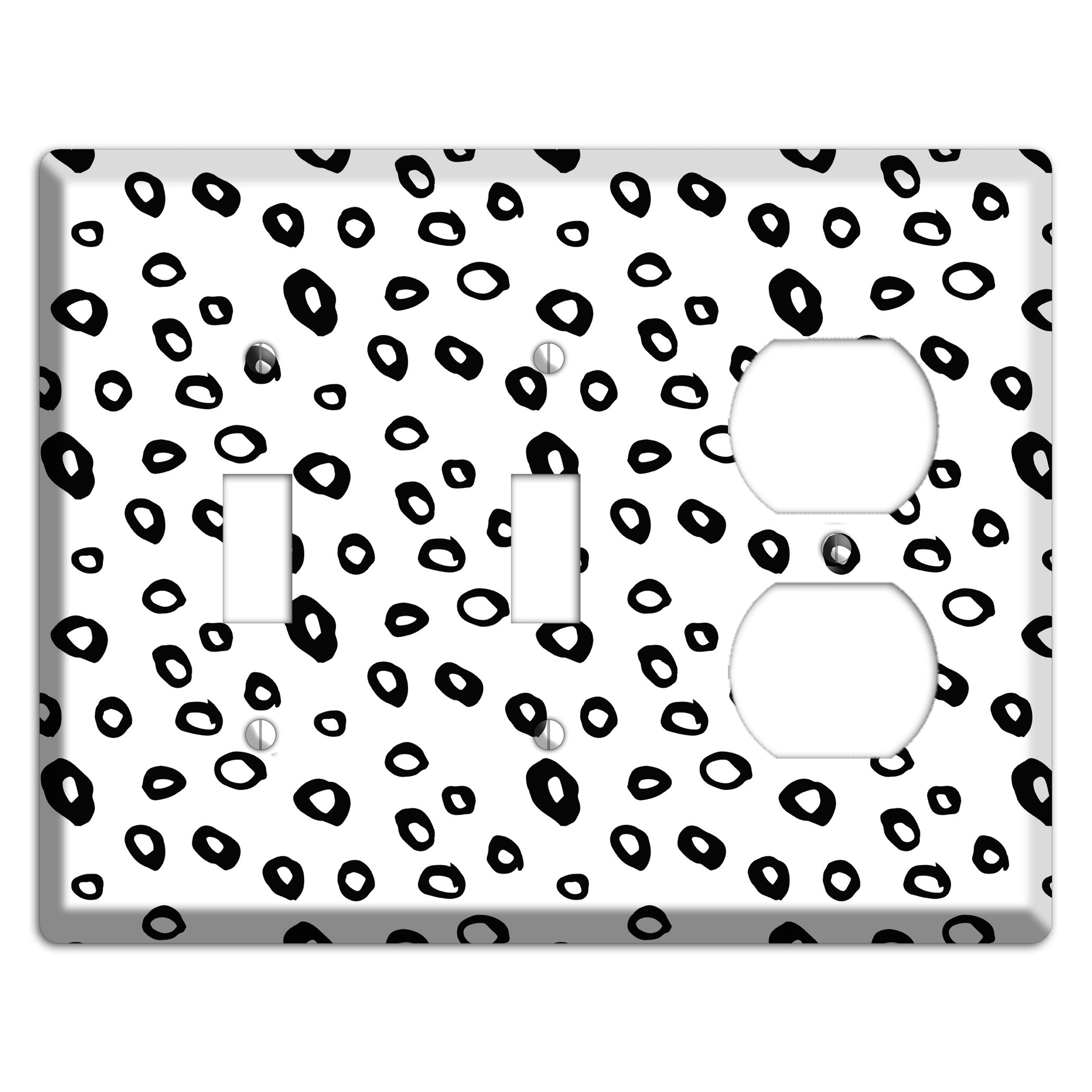 Ink Drops 5 2 Toggle / Duplex Wallplate