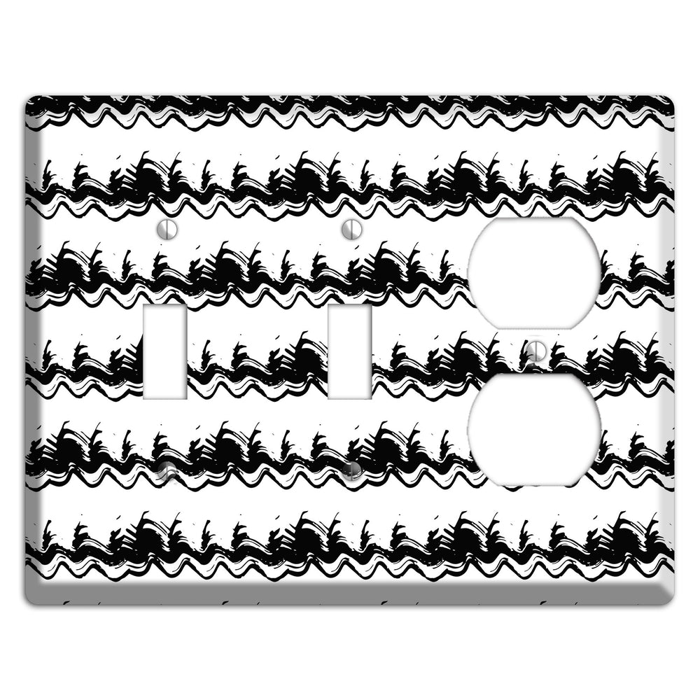Ink Brushstrokes 10 2 Toggle / Duplex Wallplate