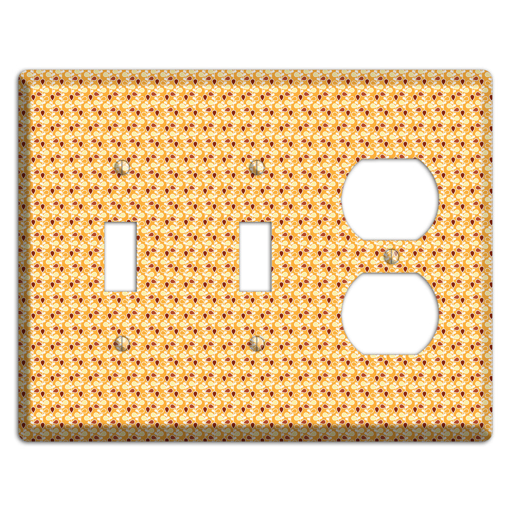 Tiny Yellow Teardrop Vine 2 Toggle / Duplex Wallplate