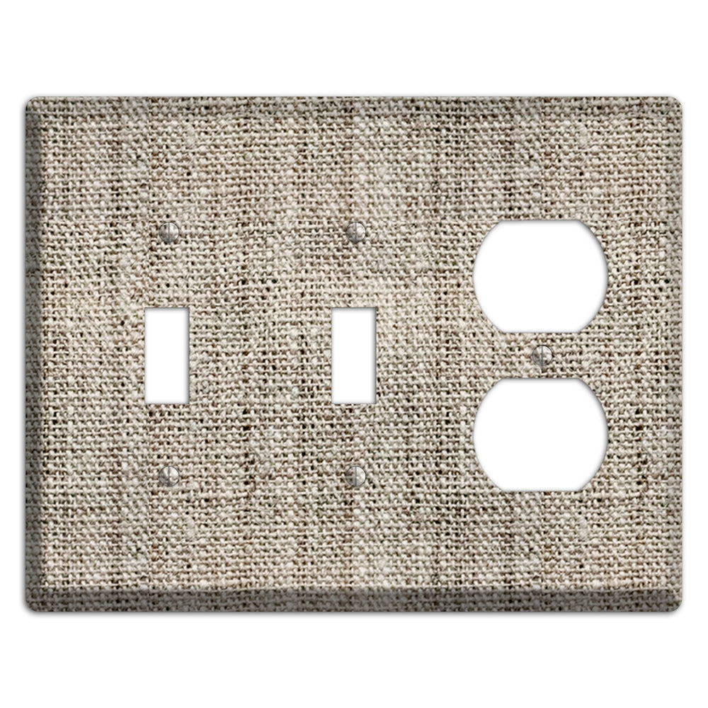 Niagara Burlap 2 Toggle / Duplex Wallplate
