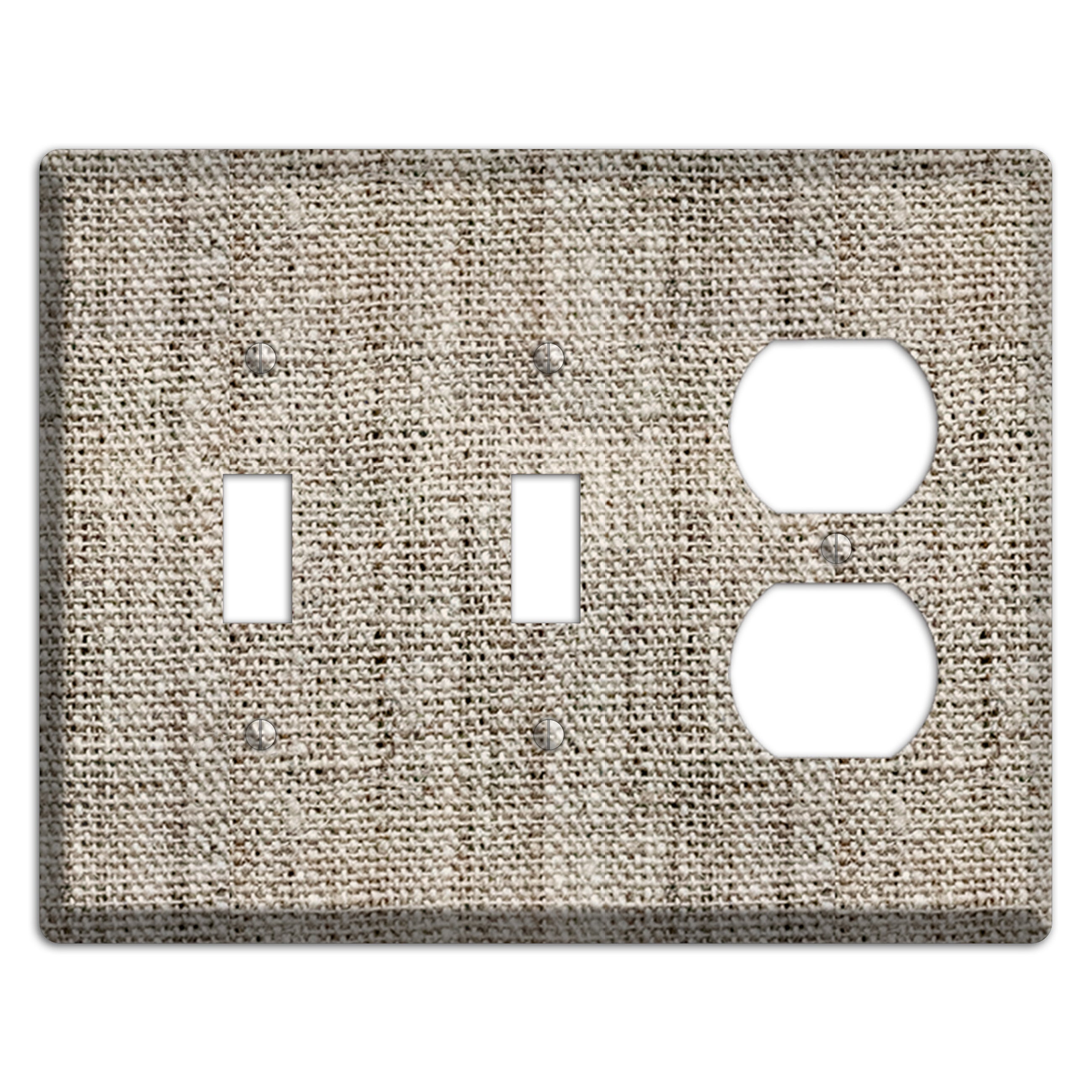 Niagara Burlap 2 Toggle / Duplex Wallplate
