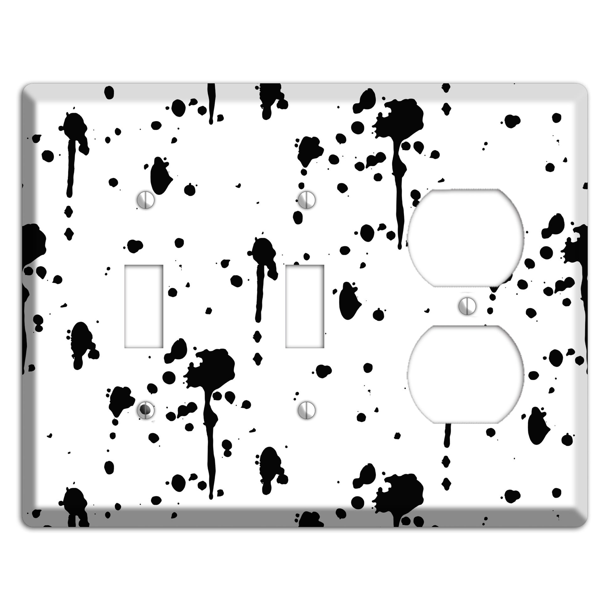 Ink Drips 1 2 Toggle / Duplex Wallplate