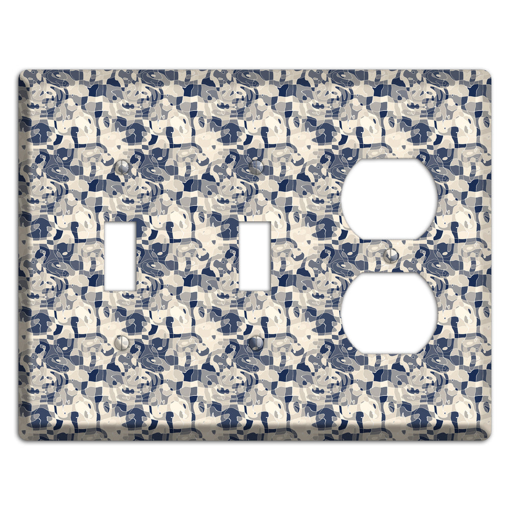 Multi Olive Bubble Dots 2 Toggle / Duplex Wallplate
