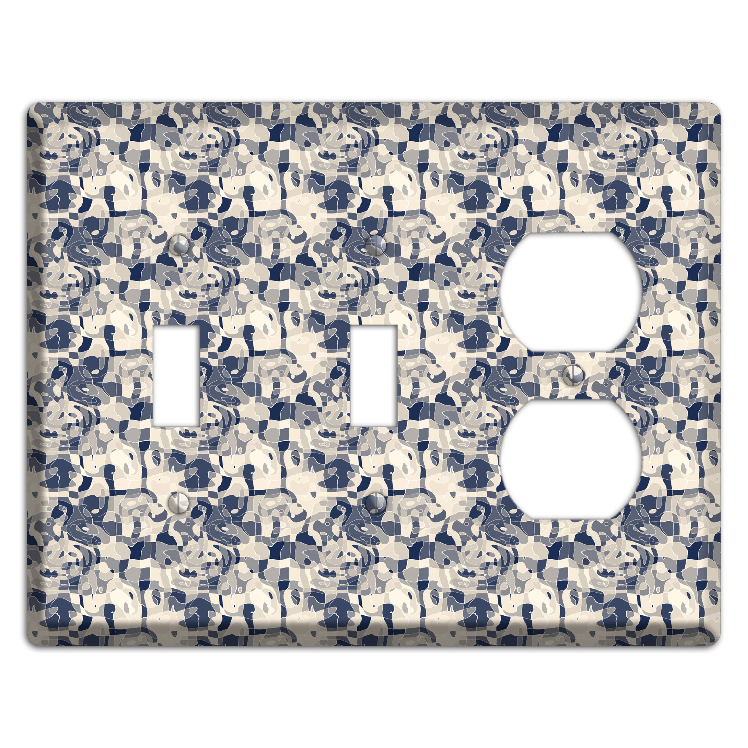 Multi Olive Bubble Dots 2 Toggle / Duplex Wallplate