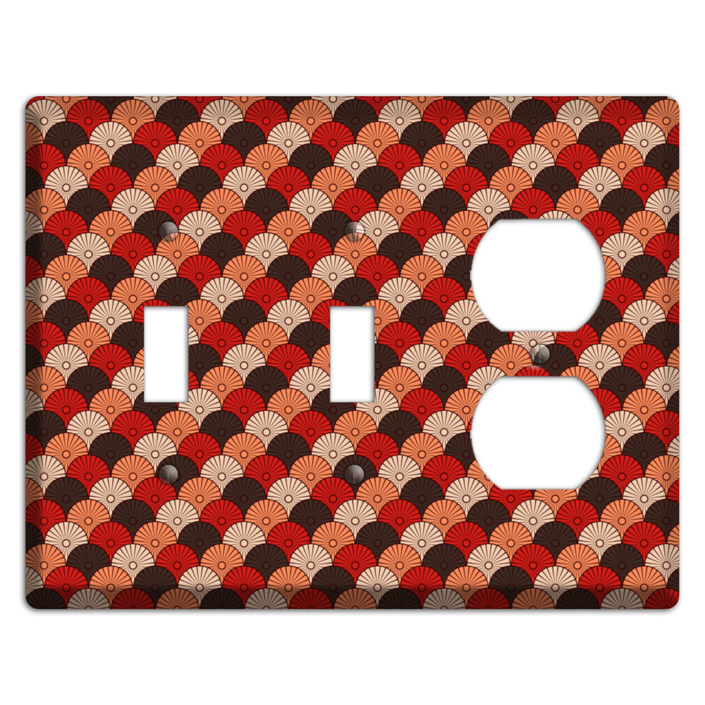 Asian Scallops 2 Toggle / Duplex Wallplate