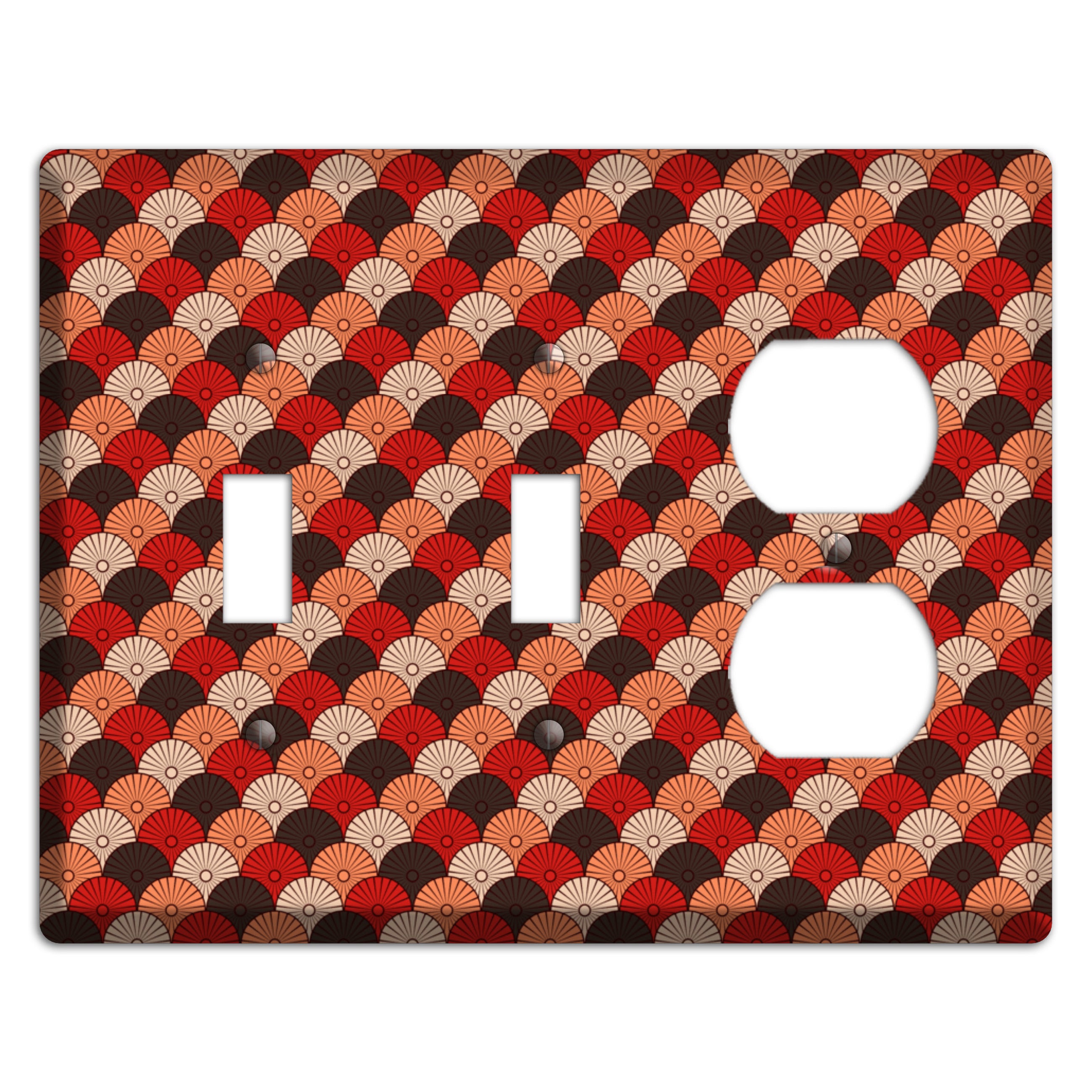 Asian Scallops 2 Toggle / Duplex Wallplate