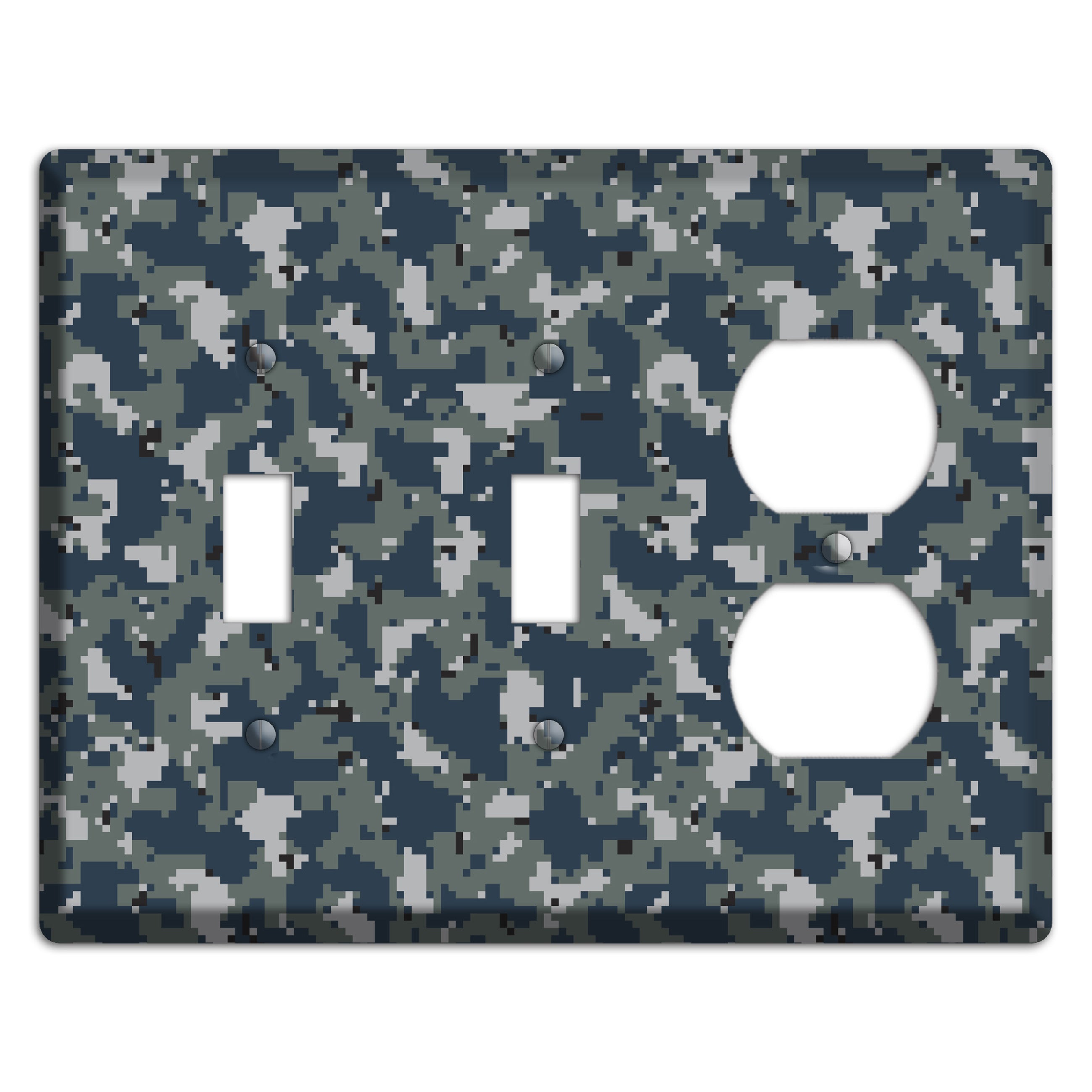 Navy 2007 Camo 2 Toggle / Duplex Wallplate