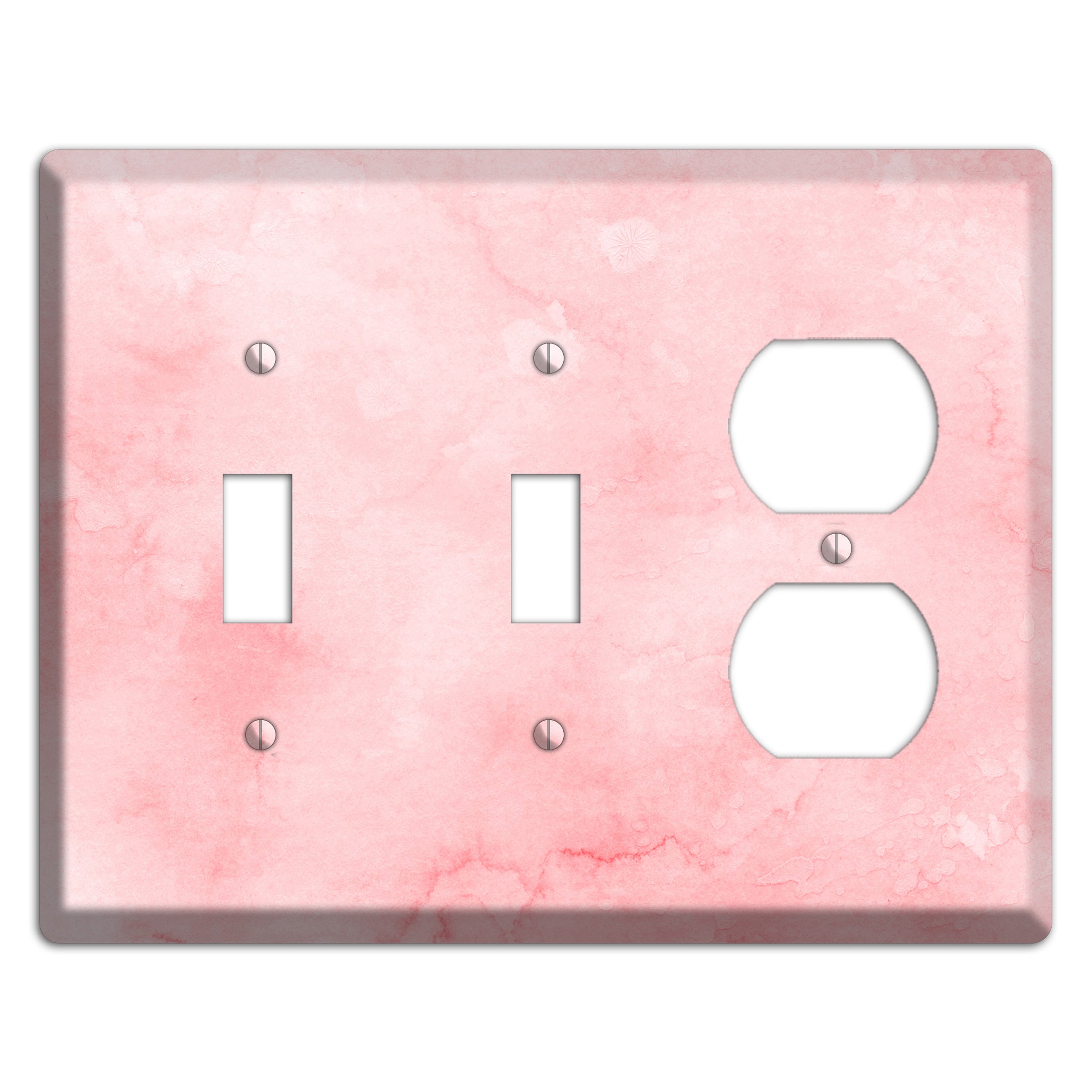 Mandys Pink Soft Coral 2 Toggle / Duplex Wallplate