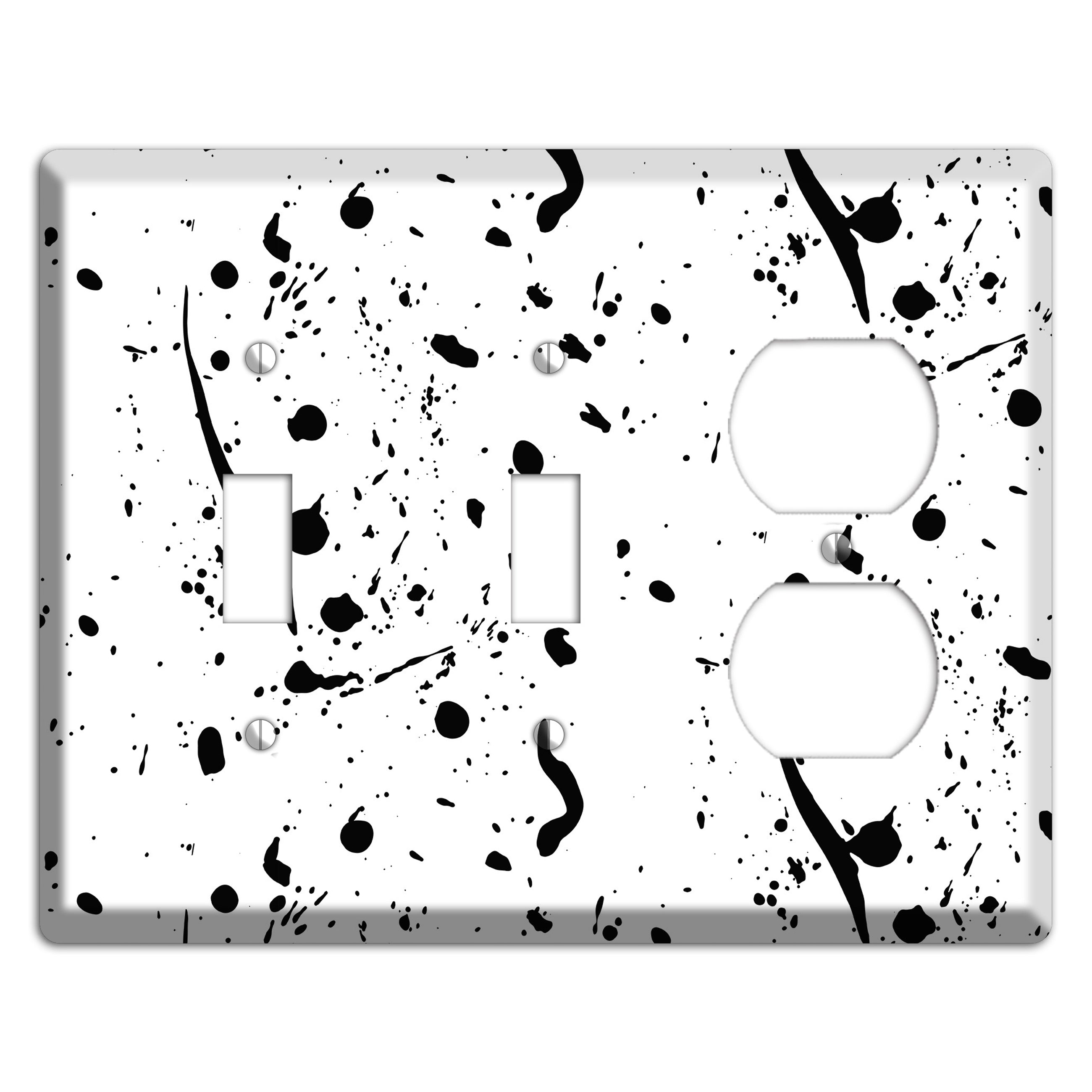 Ink Splash 2 2 Toggle / Duplex Wallplate