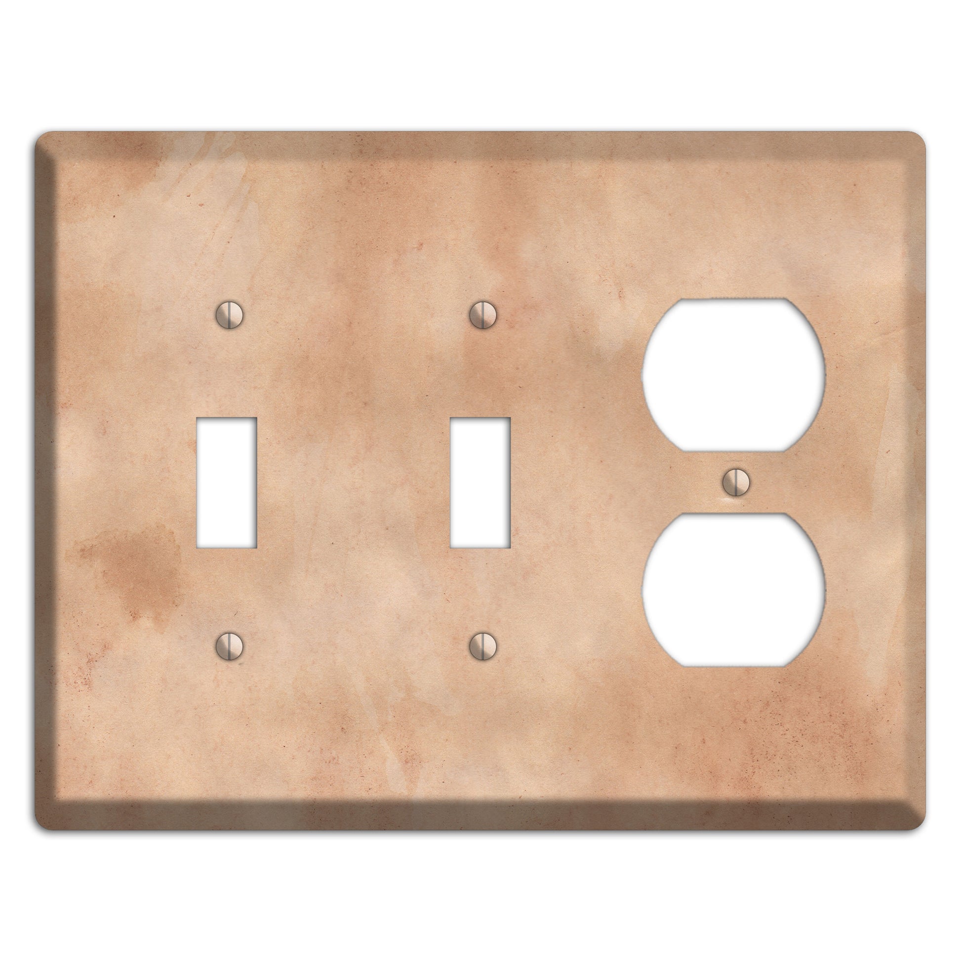 Aged Paper 4 2 Toggle / Duplex Wallplate