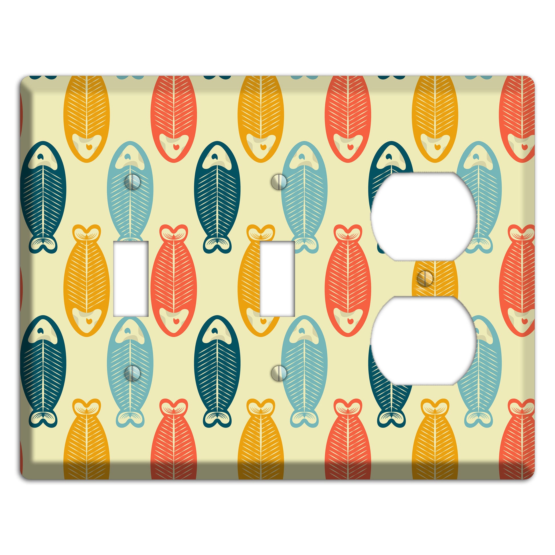 Fish 2 Toggle / Duplex Wallplate