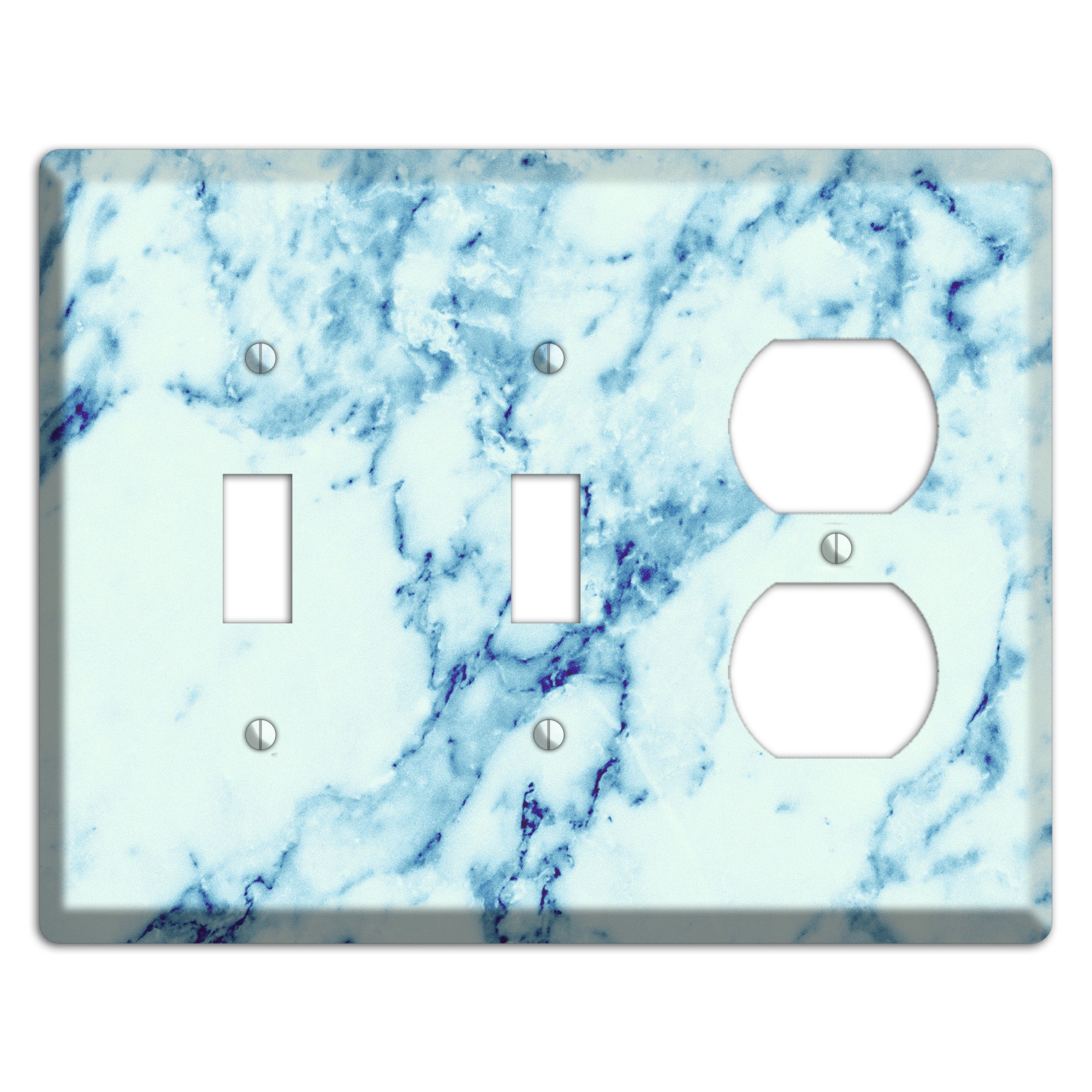 Polar Marble 2 Toggle / Duplex Wallplate
