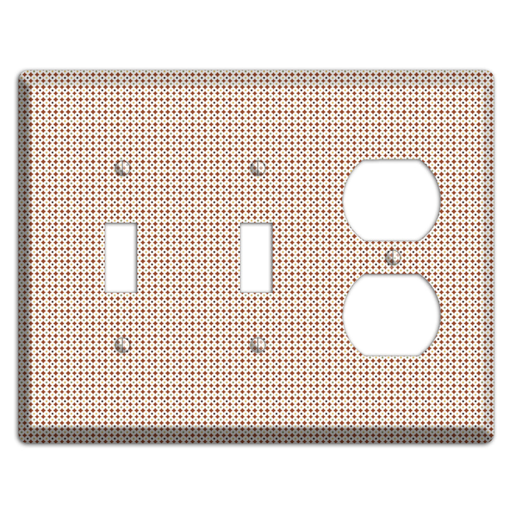 Beige Weave 2 Toggle / Duplex Wallplate