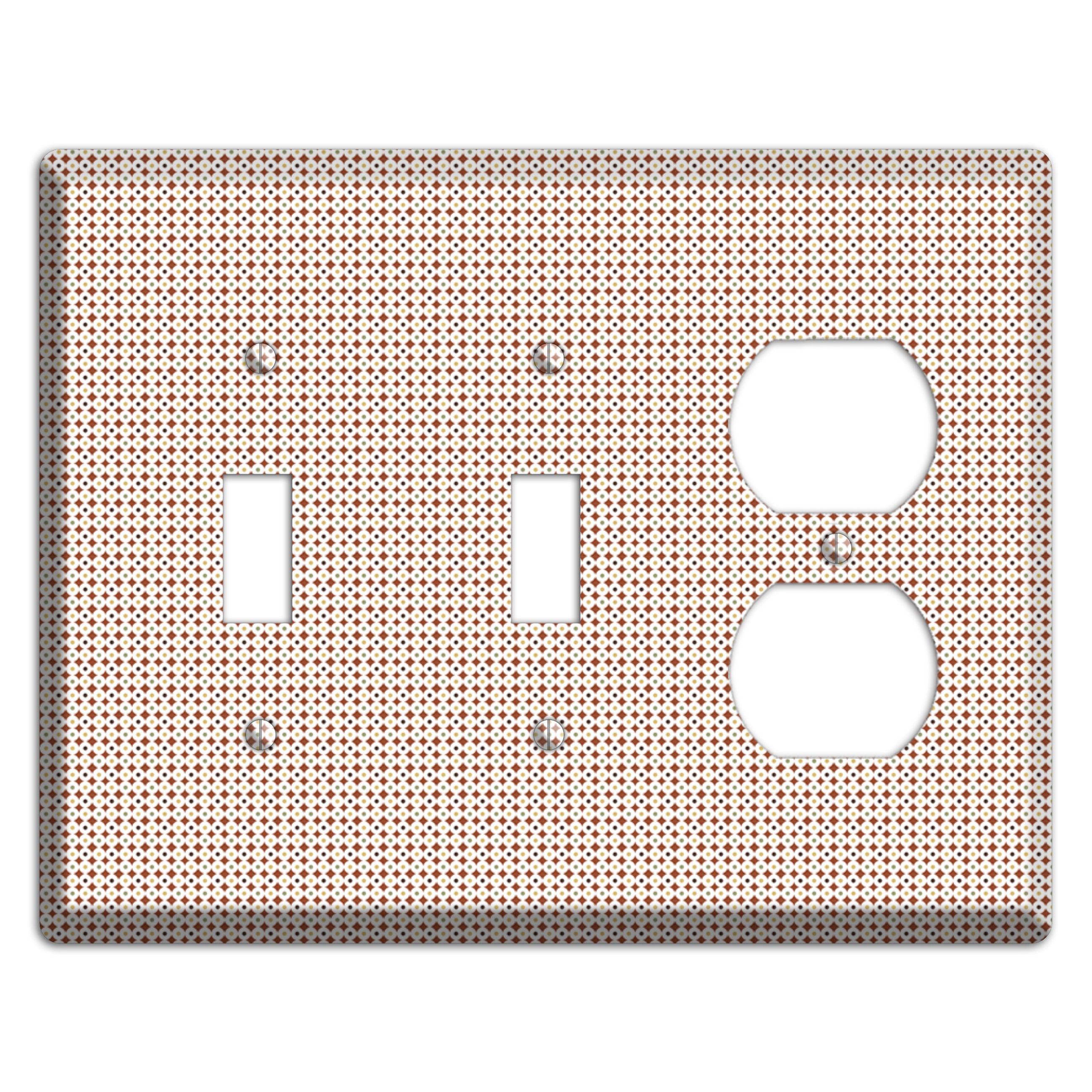 Beige Weave 2 Toggle / Duplex Wallplate