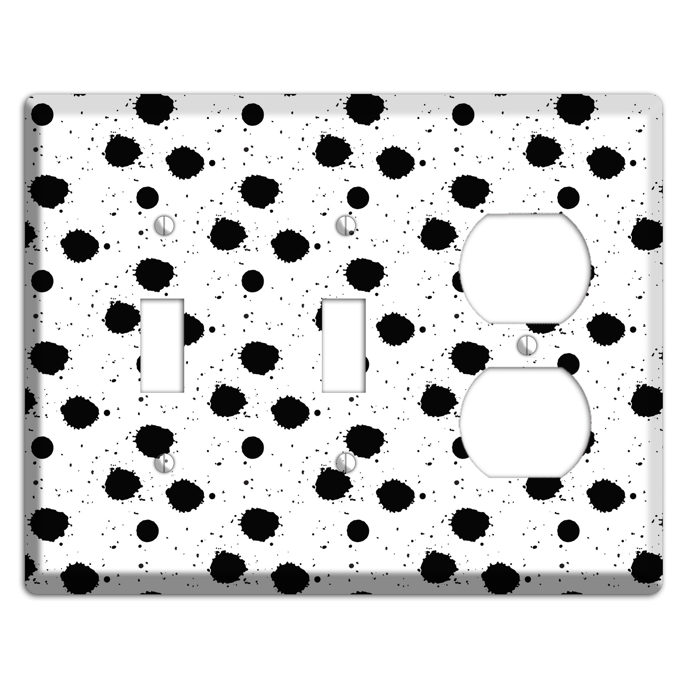 Ink Drops 4 2 Toggle / Duplex Wallplate