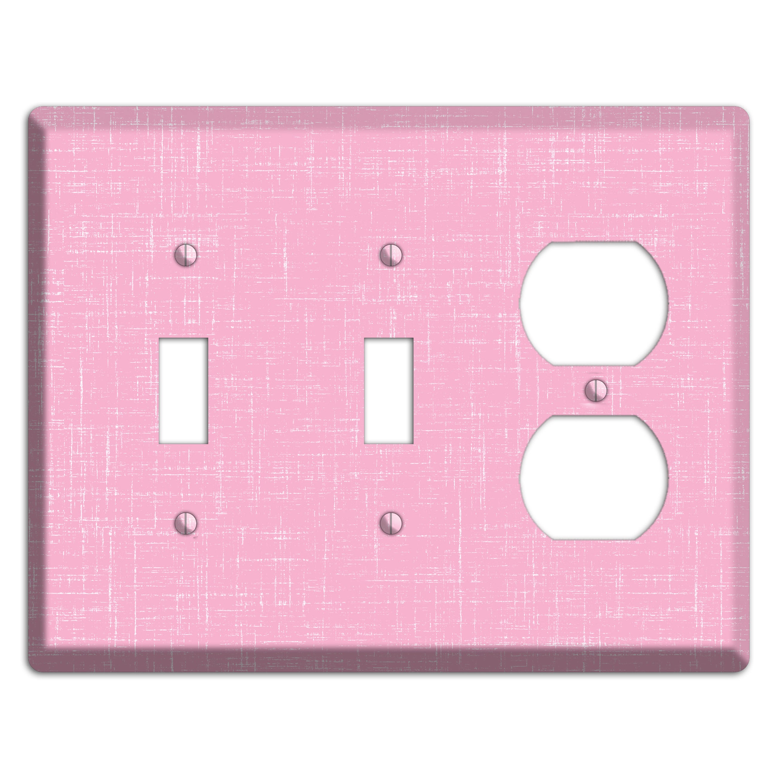 Chantilly Pink Texture 2 Toggle / Duplex Wallplate