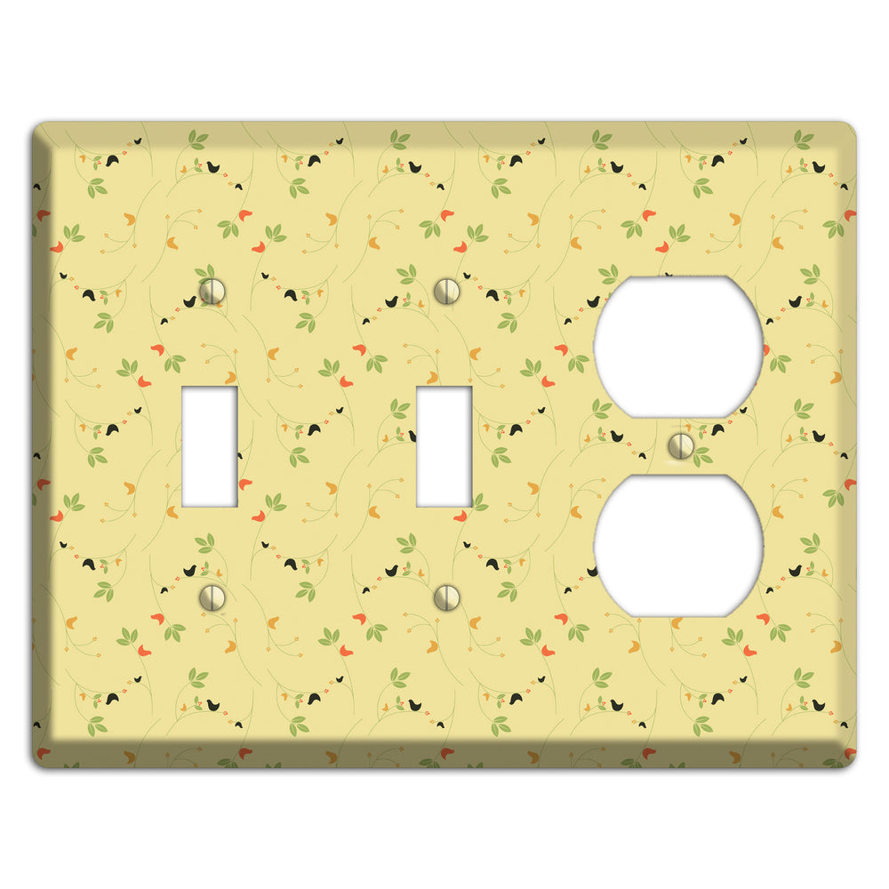 Tiny Yellow Flowers 2 Toggle / Duplex Wallplate