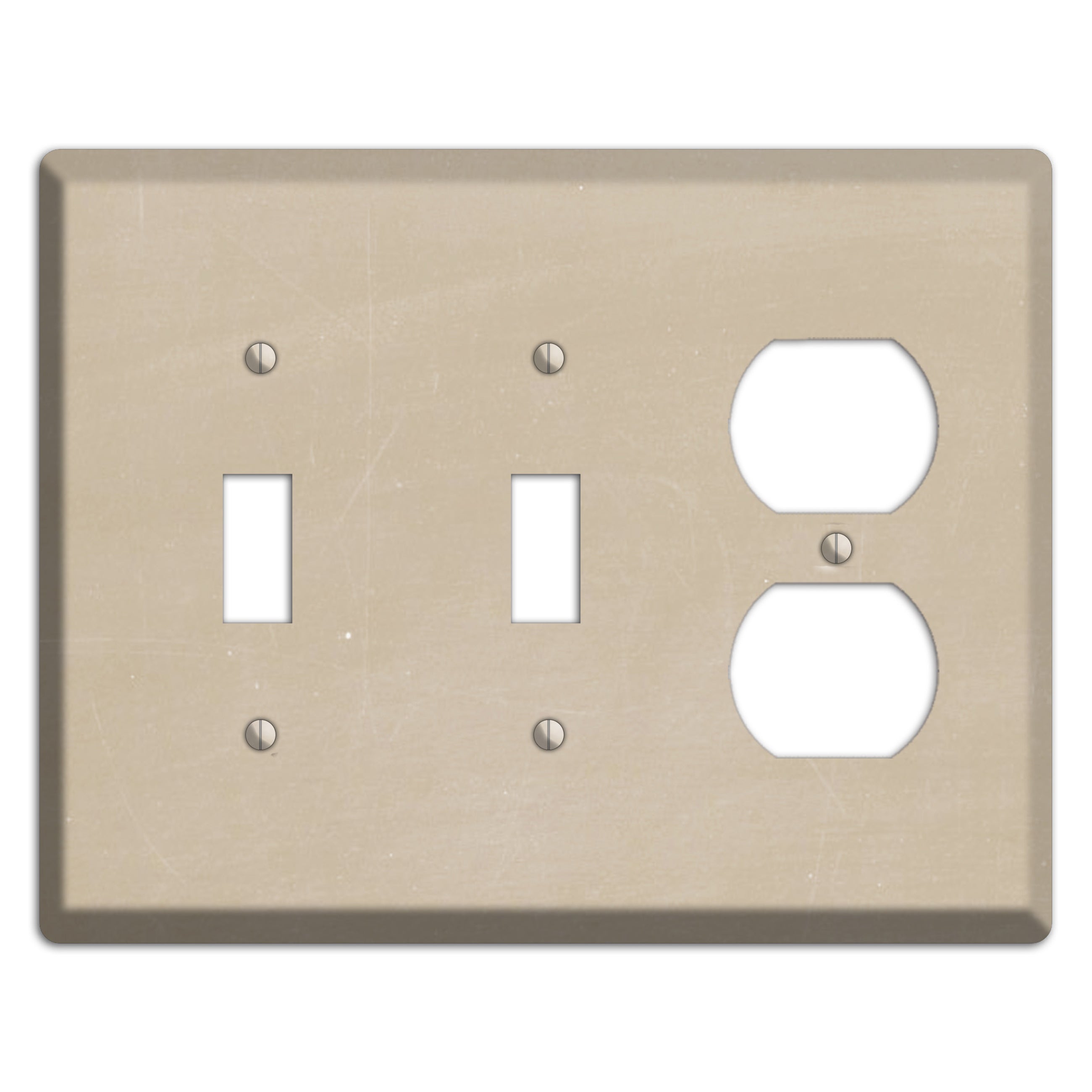 Chalk Tan 2 Toggle / Duplex Wallplate