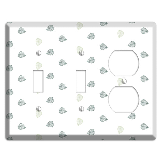 Leaves Style BB 2 Toggle / Duplex Wallplate