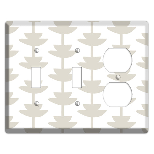 Simple Scandanavian Style P 2 Toggle / Duplex Wallplate