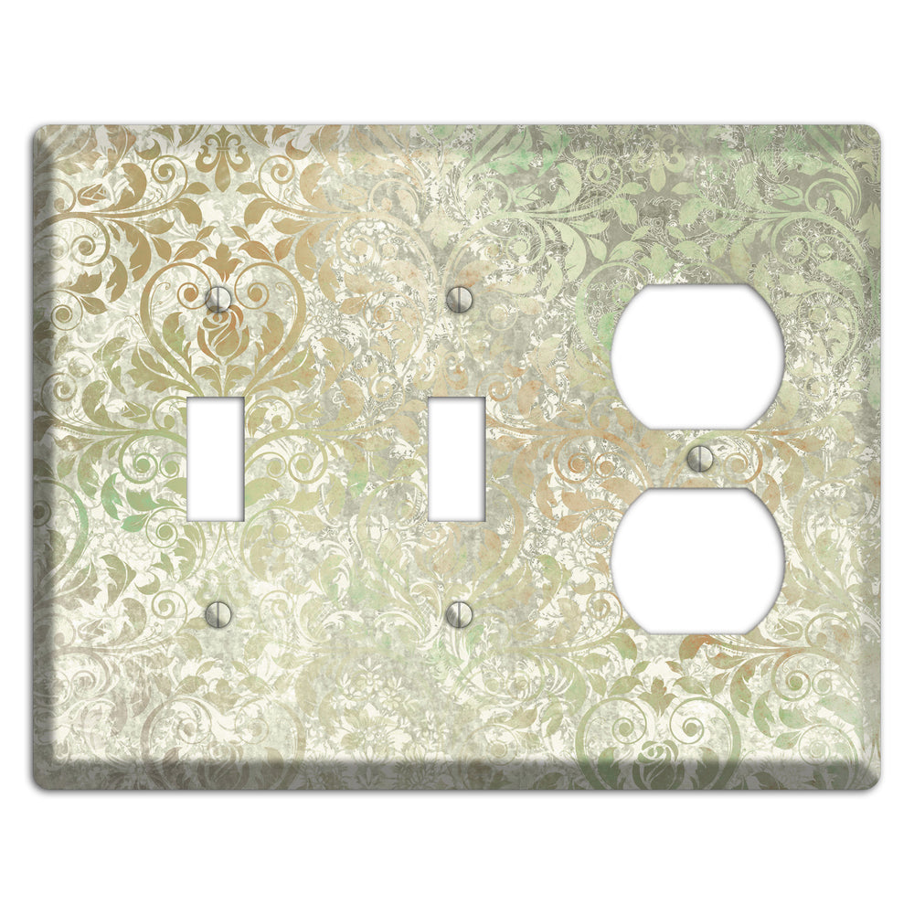 Tana Whimsical Damask 2 Toggle / Duplex Wallplate