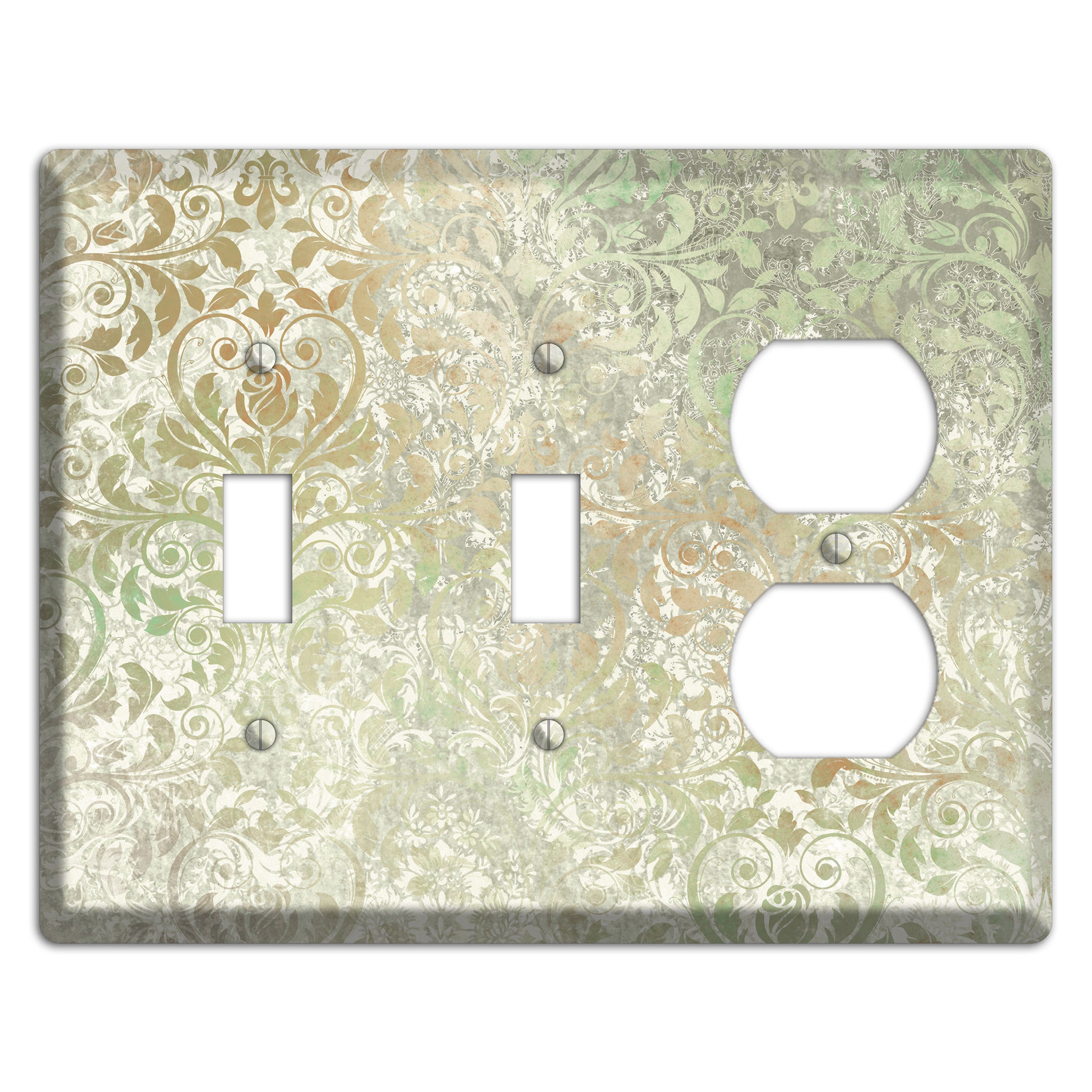 Tana Whimsical Damask 2 Toggle / Duplex Wallplate