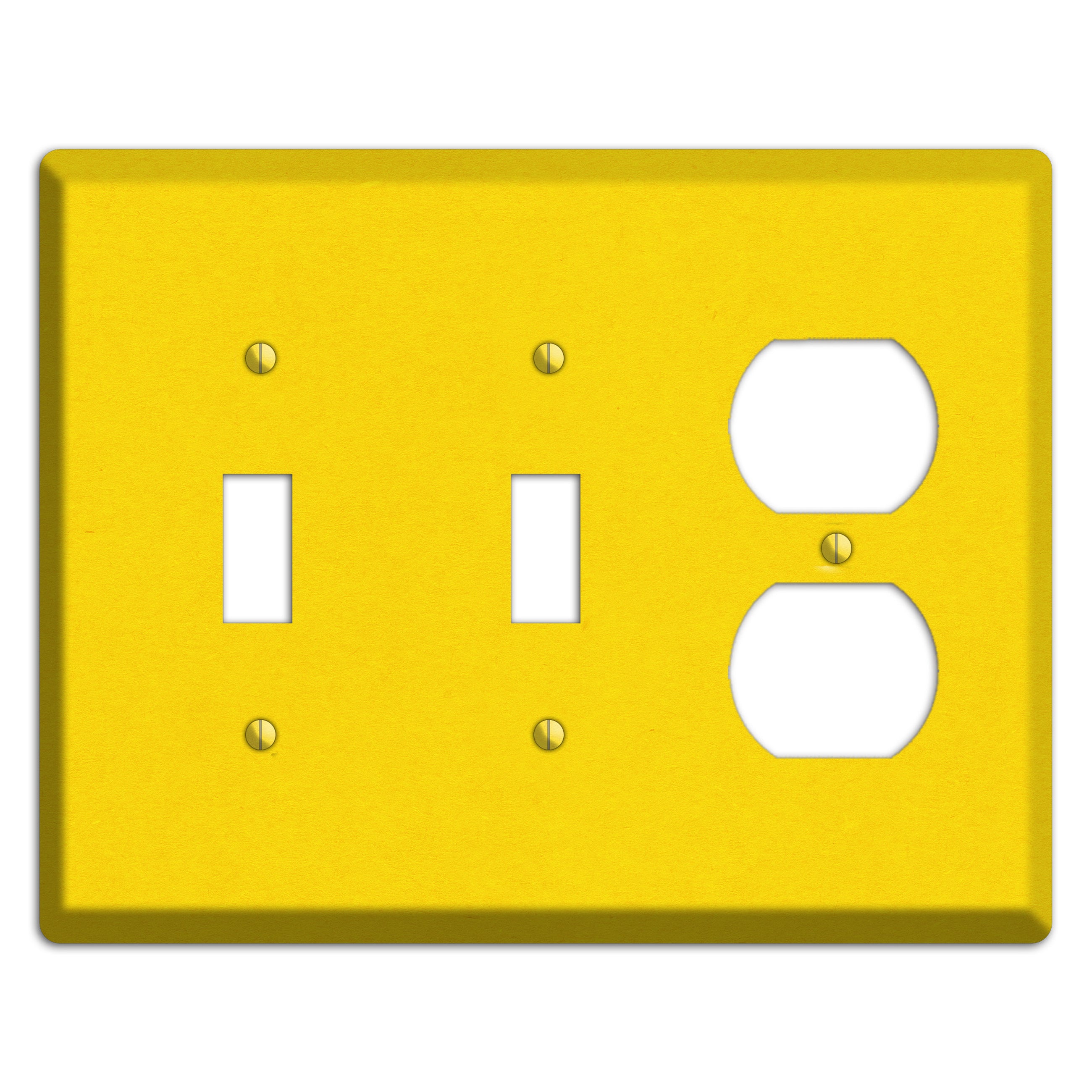 Moon Yellow Kraft 2 Toggle / Duplex Wallplate