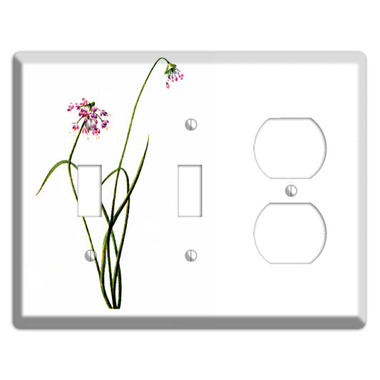 Allium Cernum 2 Toggle / Duplex Wallplate