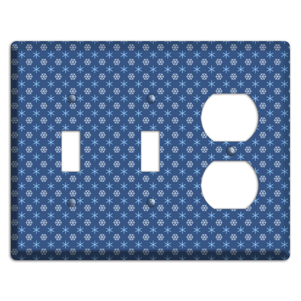 Blue Foulard 2 Toggle / Duplex Wallplate
