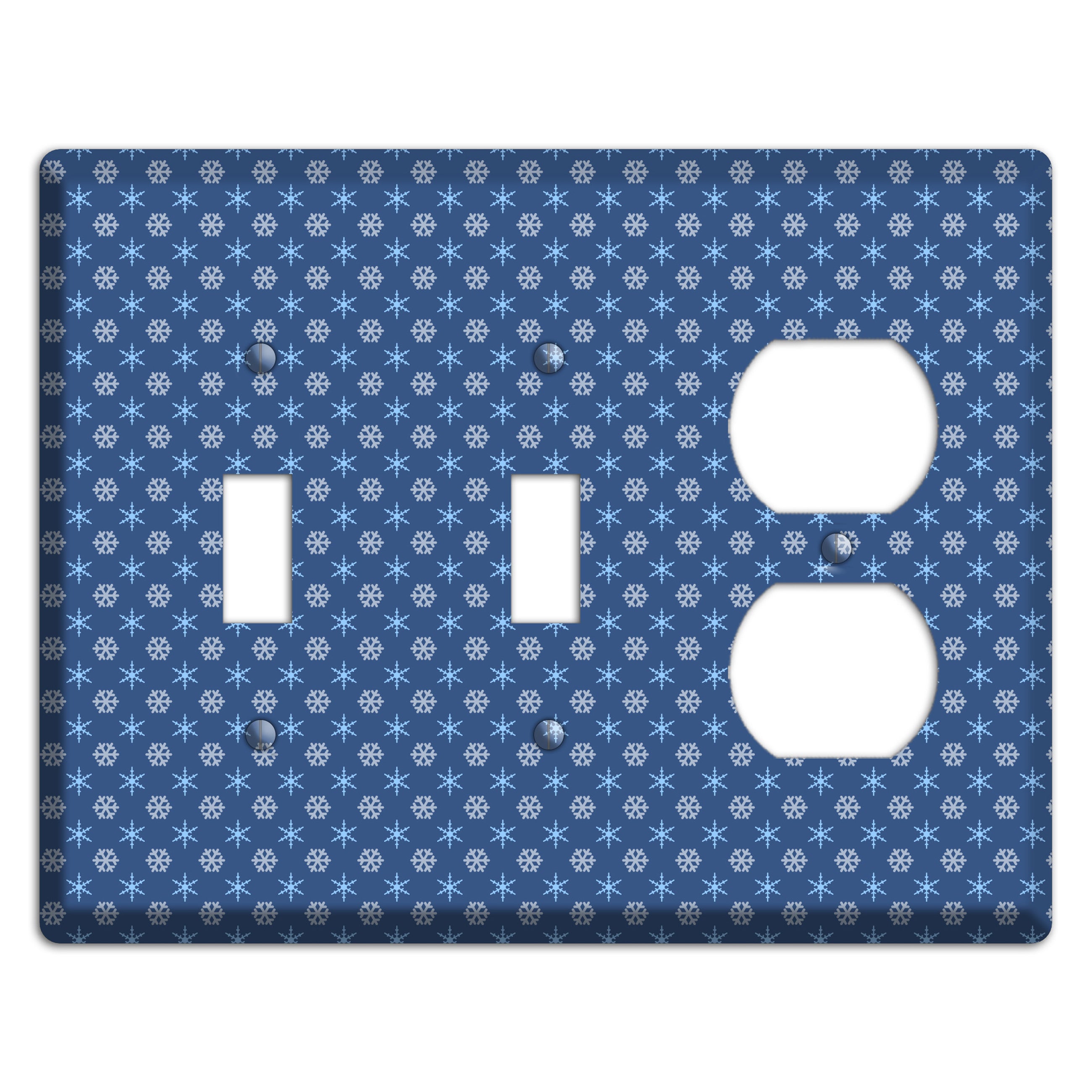 Blue Foulard 2 Toggle / Duplex Wallplate