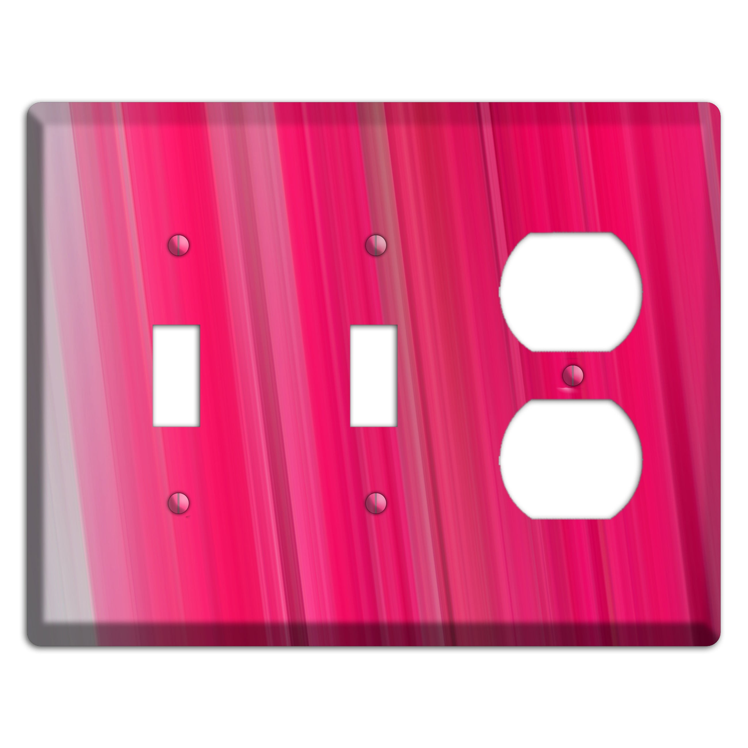 Pink Ray of Light 2 Toggle / Duplex Wallplate