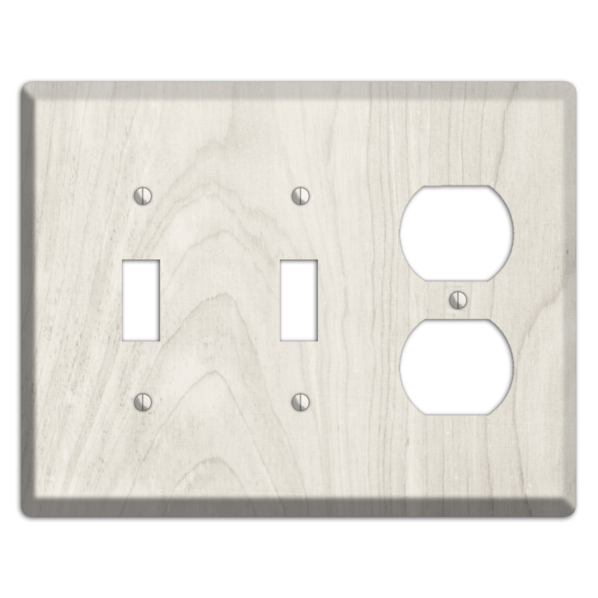 Pearl Bush Antique 2 Toggle / Duplex Wallplate