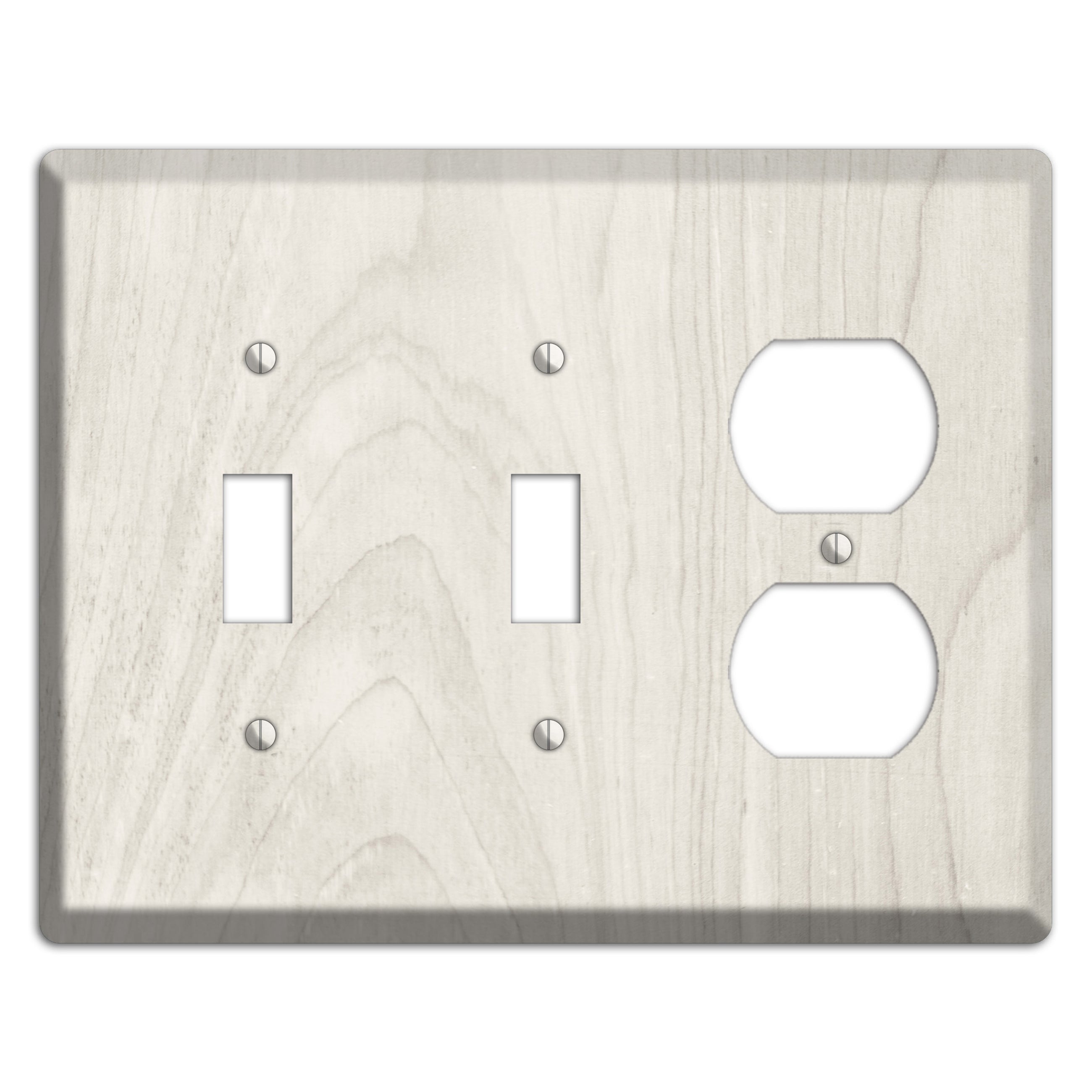 Pearl Bush Antique 2 Toggle / Duplex Wallplate