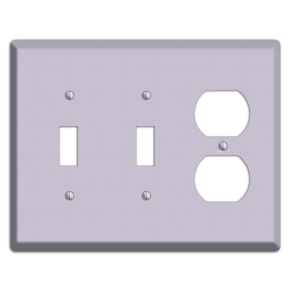 Lavender with Tiny Dots 2 Toggle / Duplex Wallplate