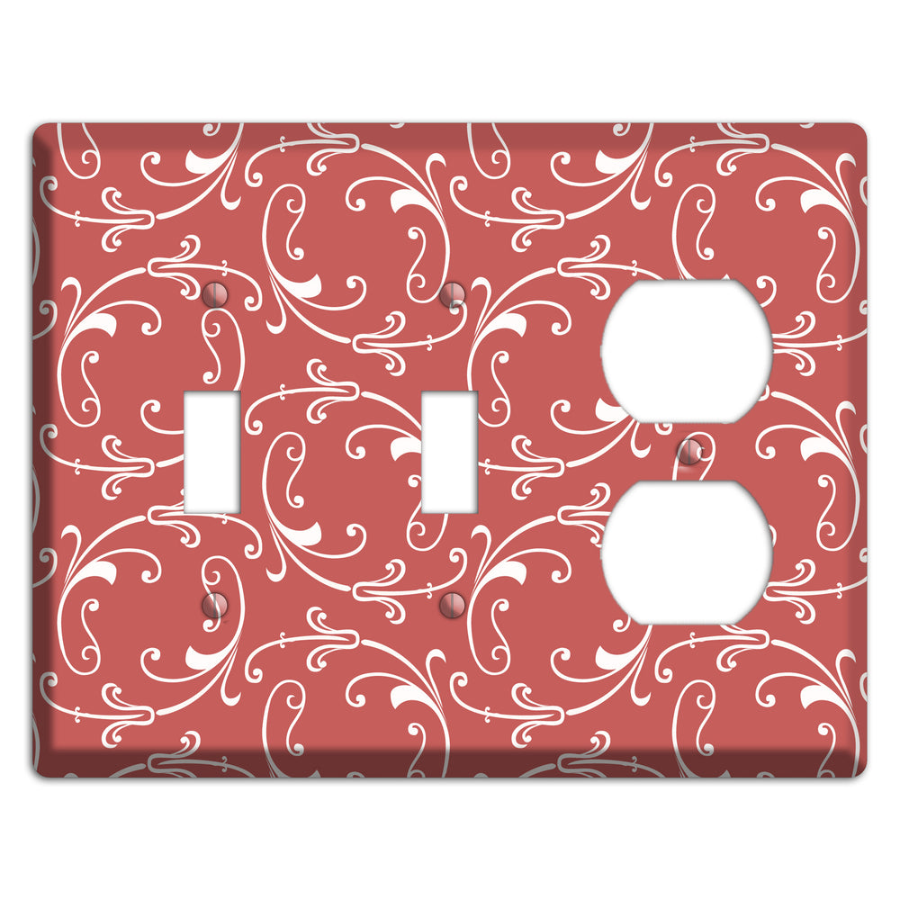 Brick Victorian Sprig 2 Toggle / Duplex Wallplate
