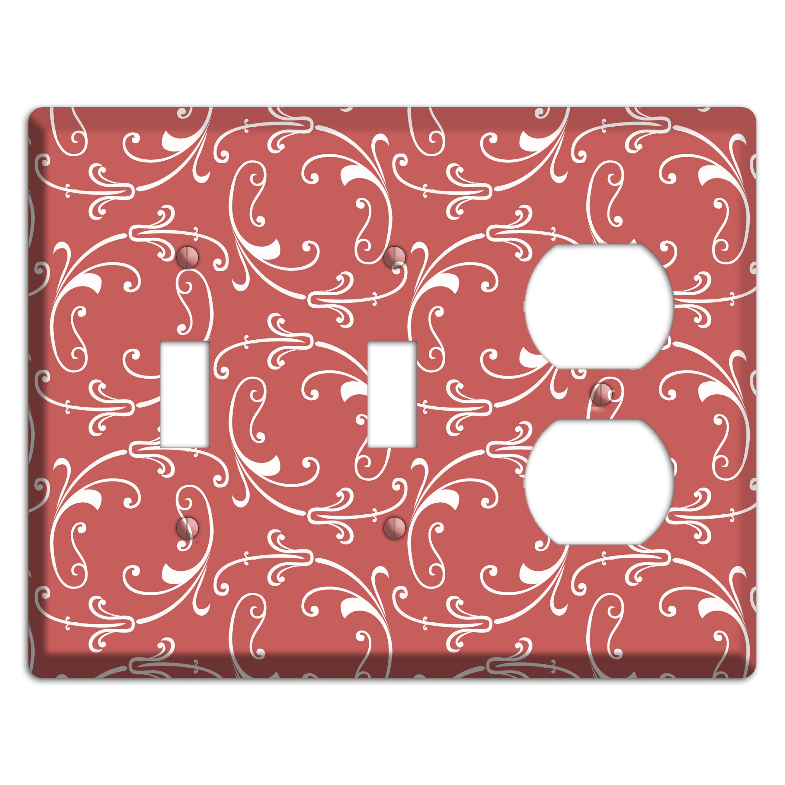 Brick Victorian Sprig 2 Toggle / Duplex Wallplate