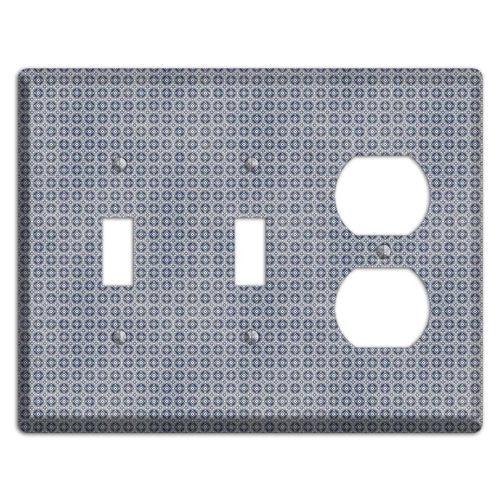 Multi Grey Arabesque 2 Toggle / Duplex Wallplate