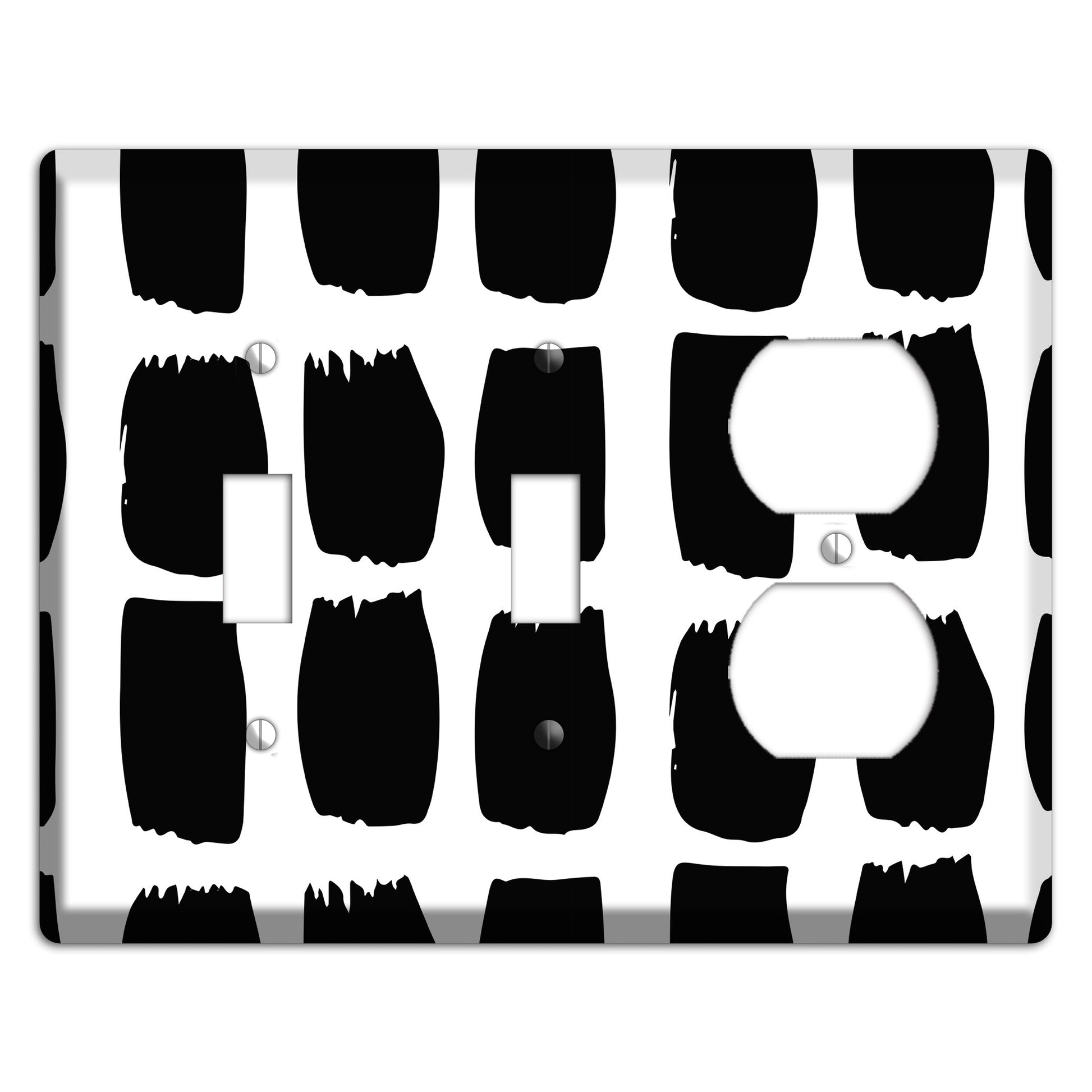 Ink Brushstrokes 7 2 Toggle / Duplex Wallplate