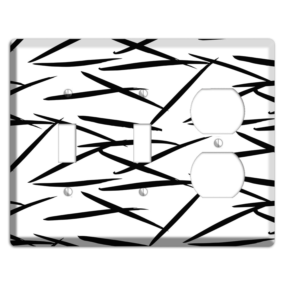Ink Brushstrokes 3 2 Toggle / Duplex Wallplate