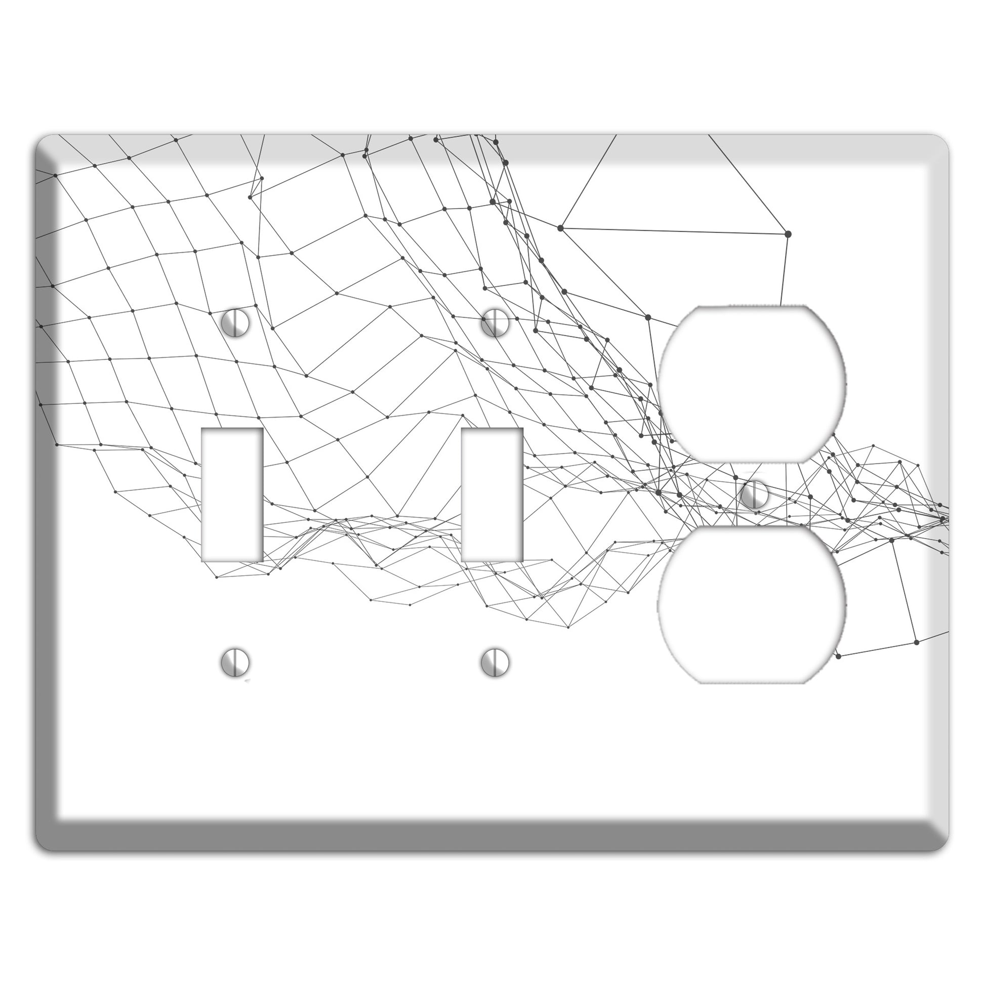 Linear I 2 Toggle / Duplex Wallplate